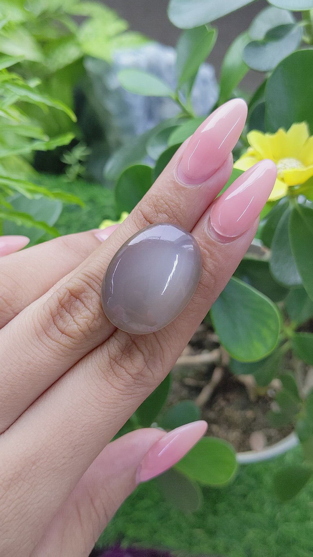 33.95 Ct. Cabochon Moonstone from Ceylon (Sri Lanka) Size Video