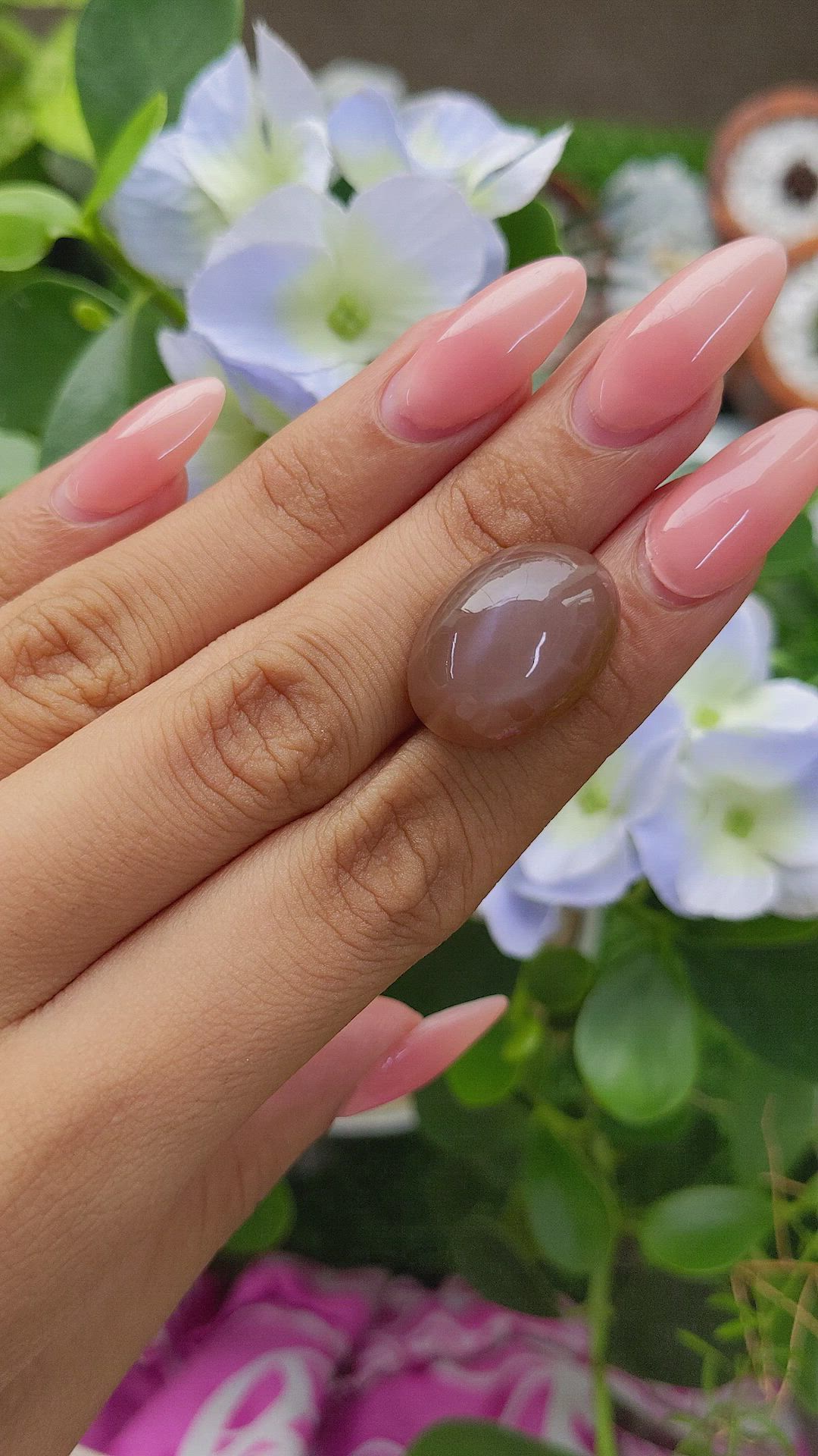 29.11 Ct. Cabochon Moonstone from Ceylon (Sri Lanka) Size Video