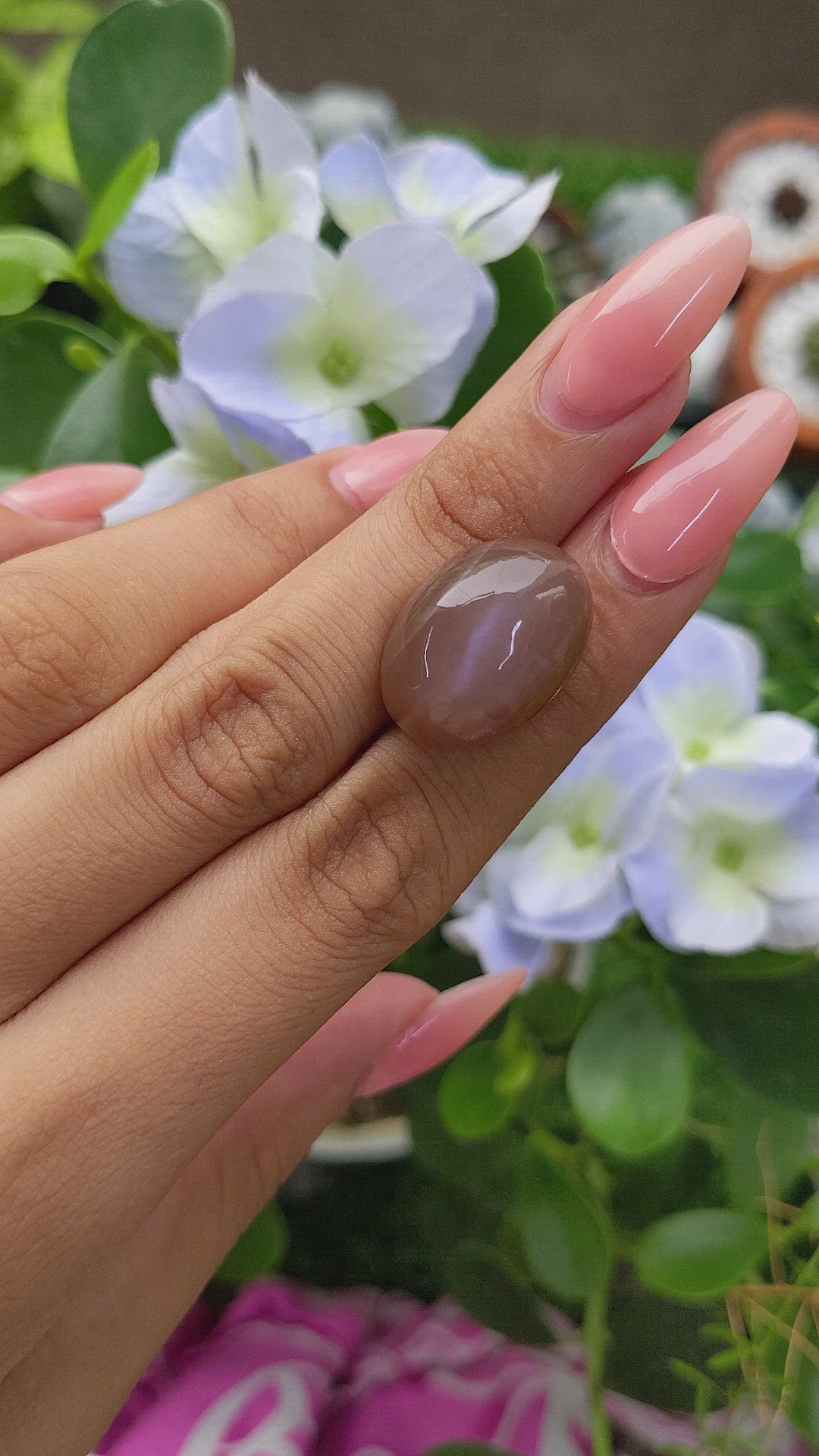 29.11 Ct. Cabochon Moonstone from Ceylon (Sri Lanka) Size Video