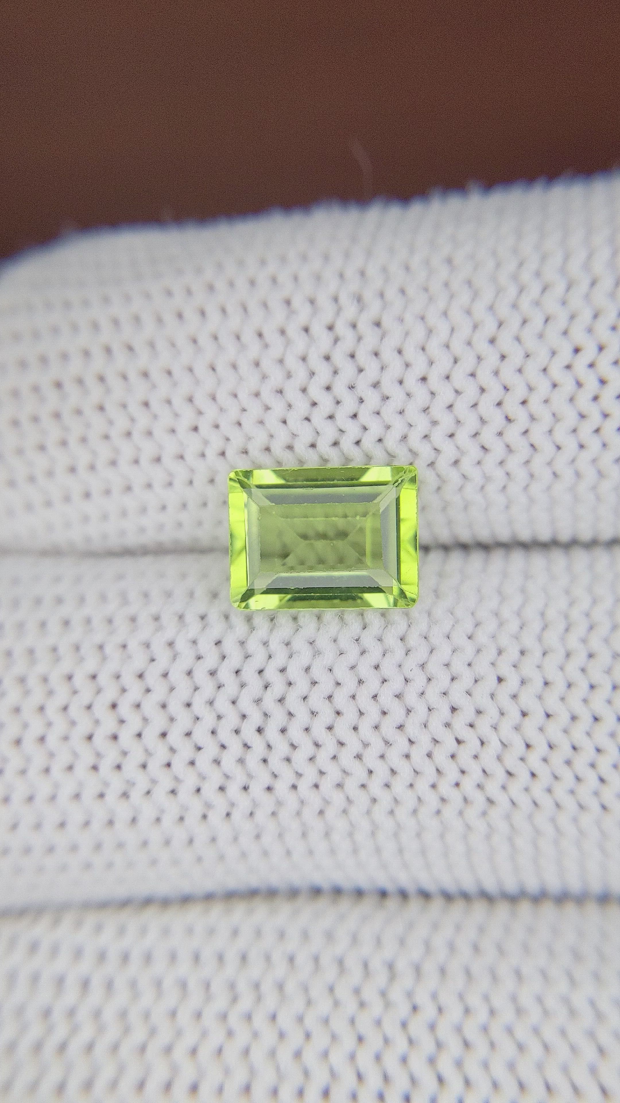 2.05 Ct. Peridot from Ceylon (Sri Lanka) Size Video