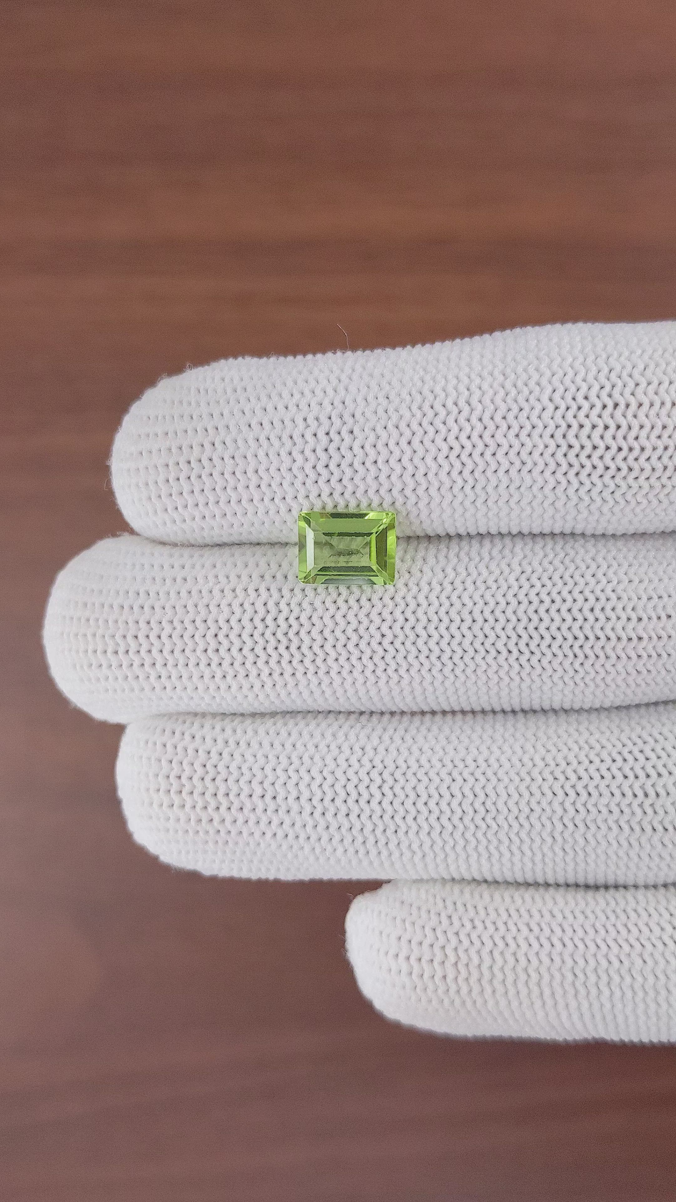 2.05 Ct. Peridot from Ceylon (Sri Lanka) Size Video