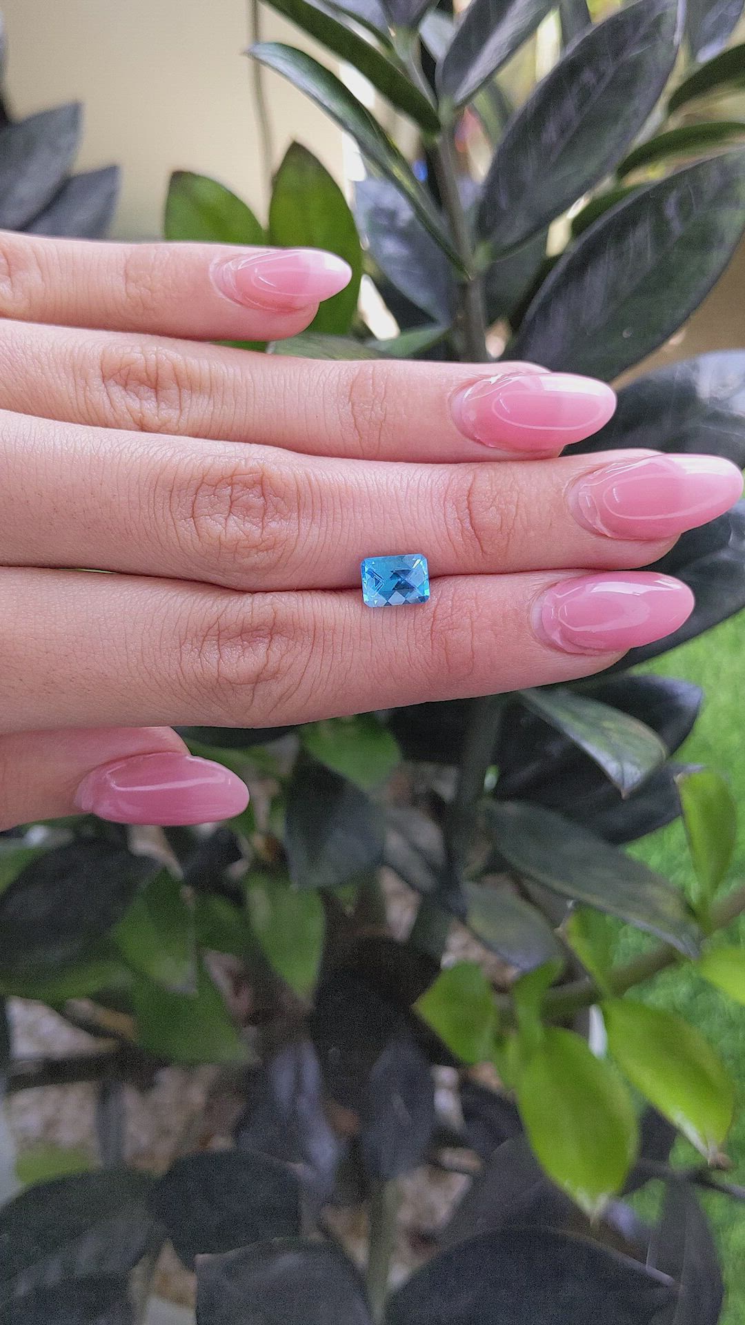 2.11 Ct. Topaz from Ceylon (Sri Lanka) Size Video