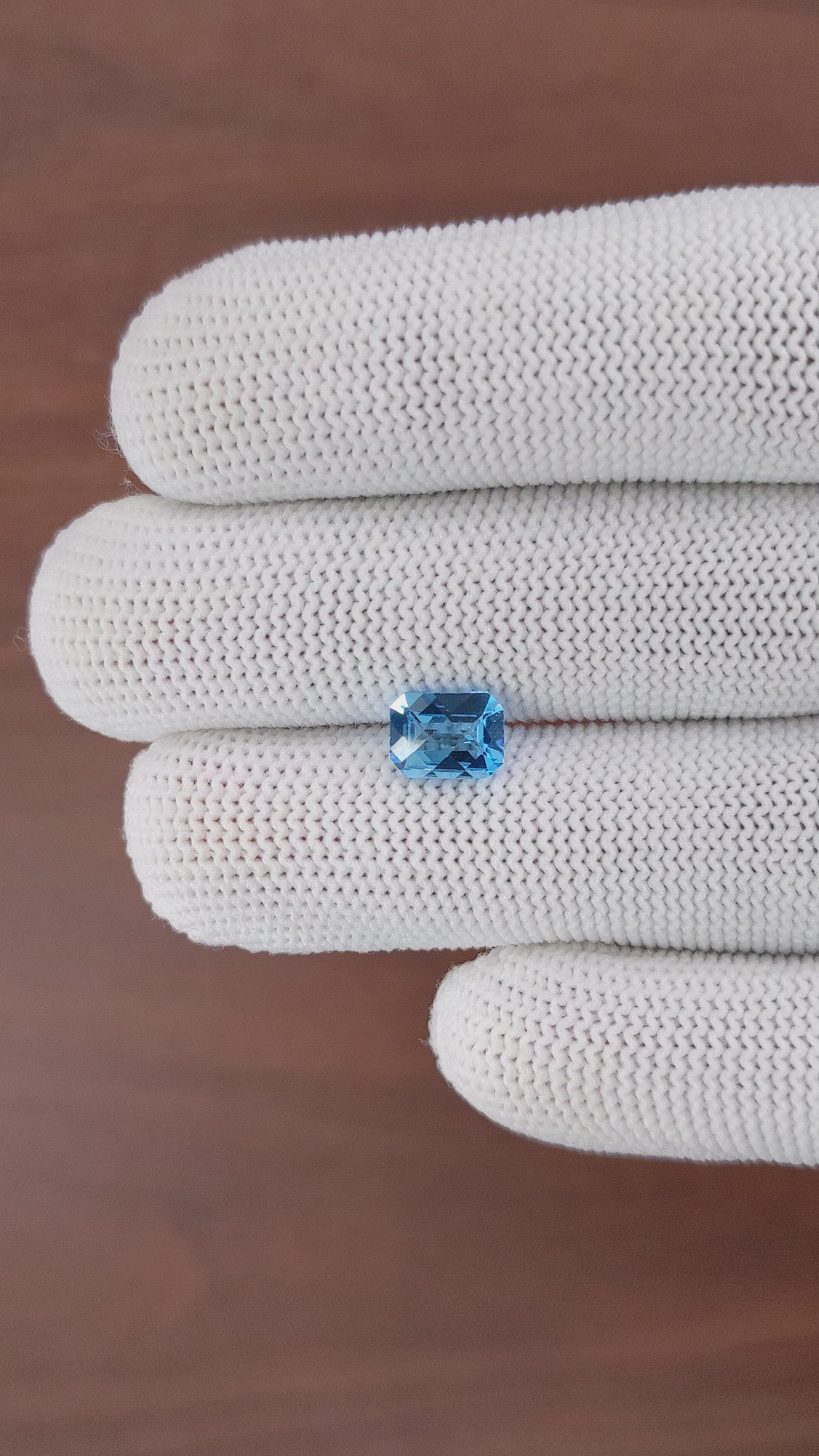 1.64 Ct. Topaz from Ceylon (Sri Lanka) Size Video