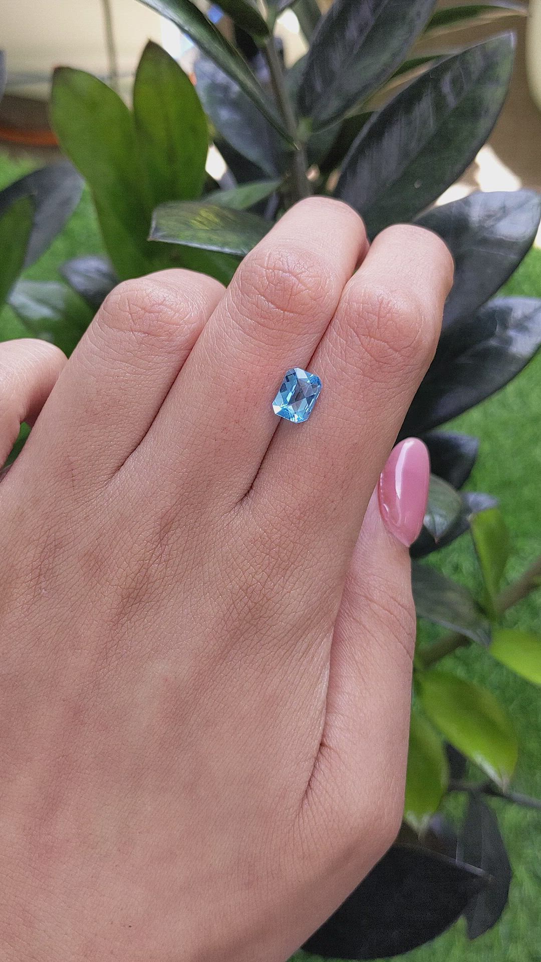 1.64 Ct. Topaz from Ceylon (Sri Lanka) Size Video