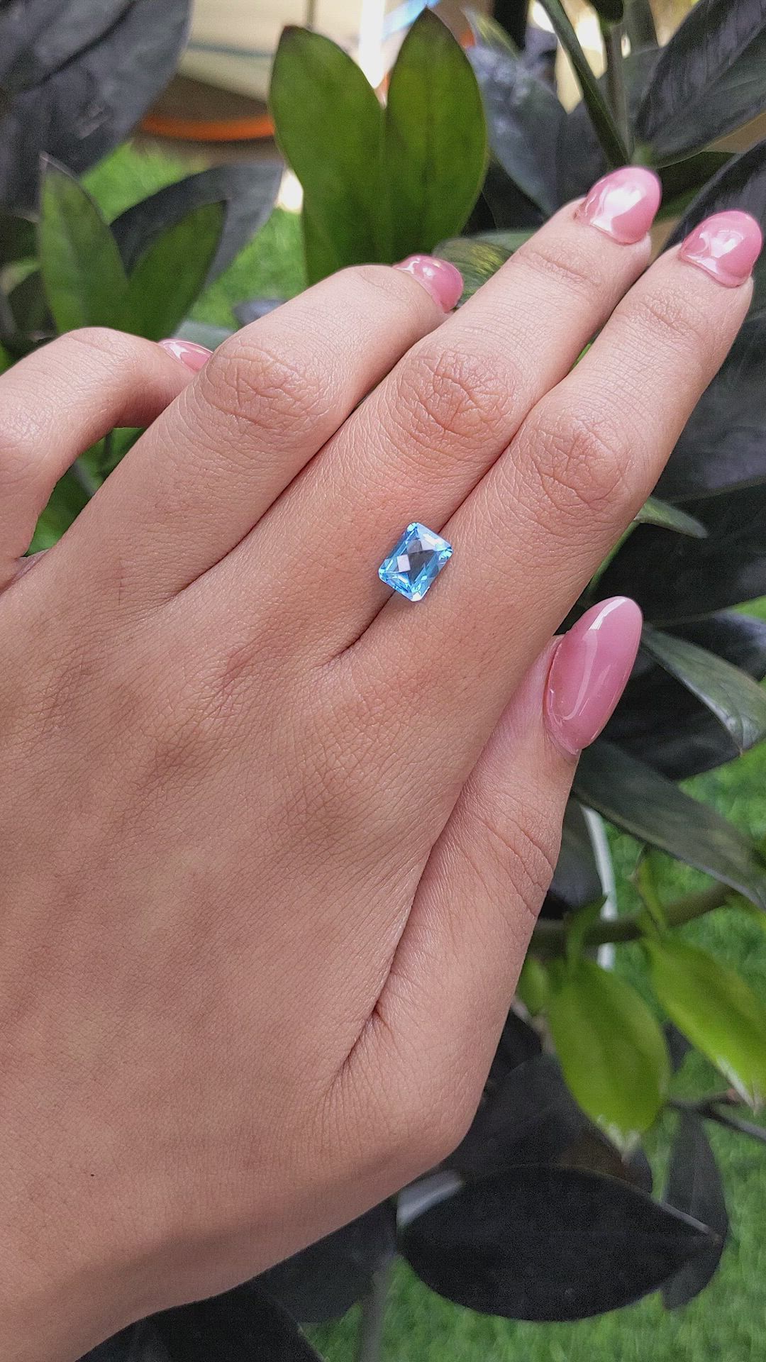 1.94 Ct. Topaz from Ceylon (Sri Lanka) Size Video