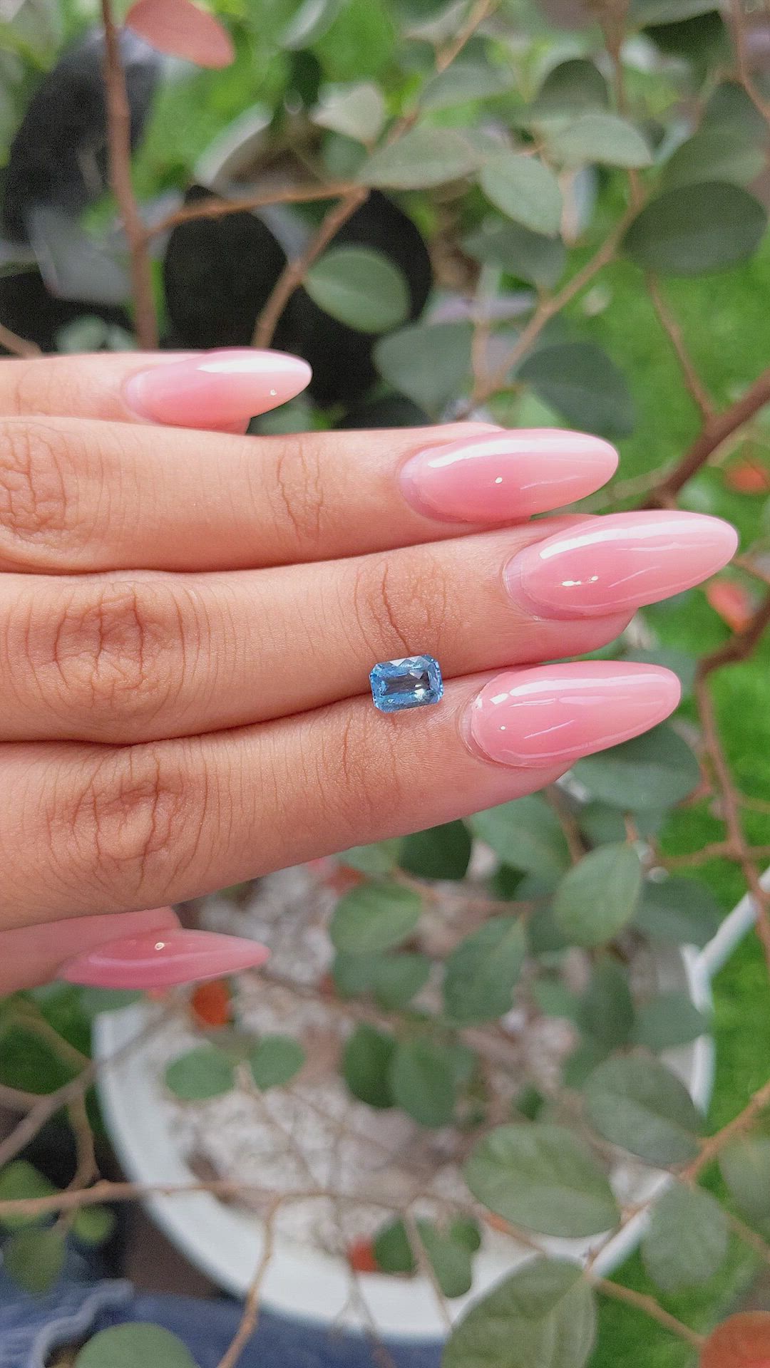 1.46 Ct. Topaz from Ceylon (Sri Lanka) Size Video