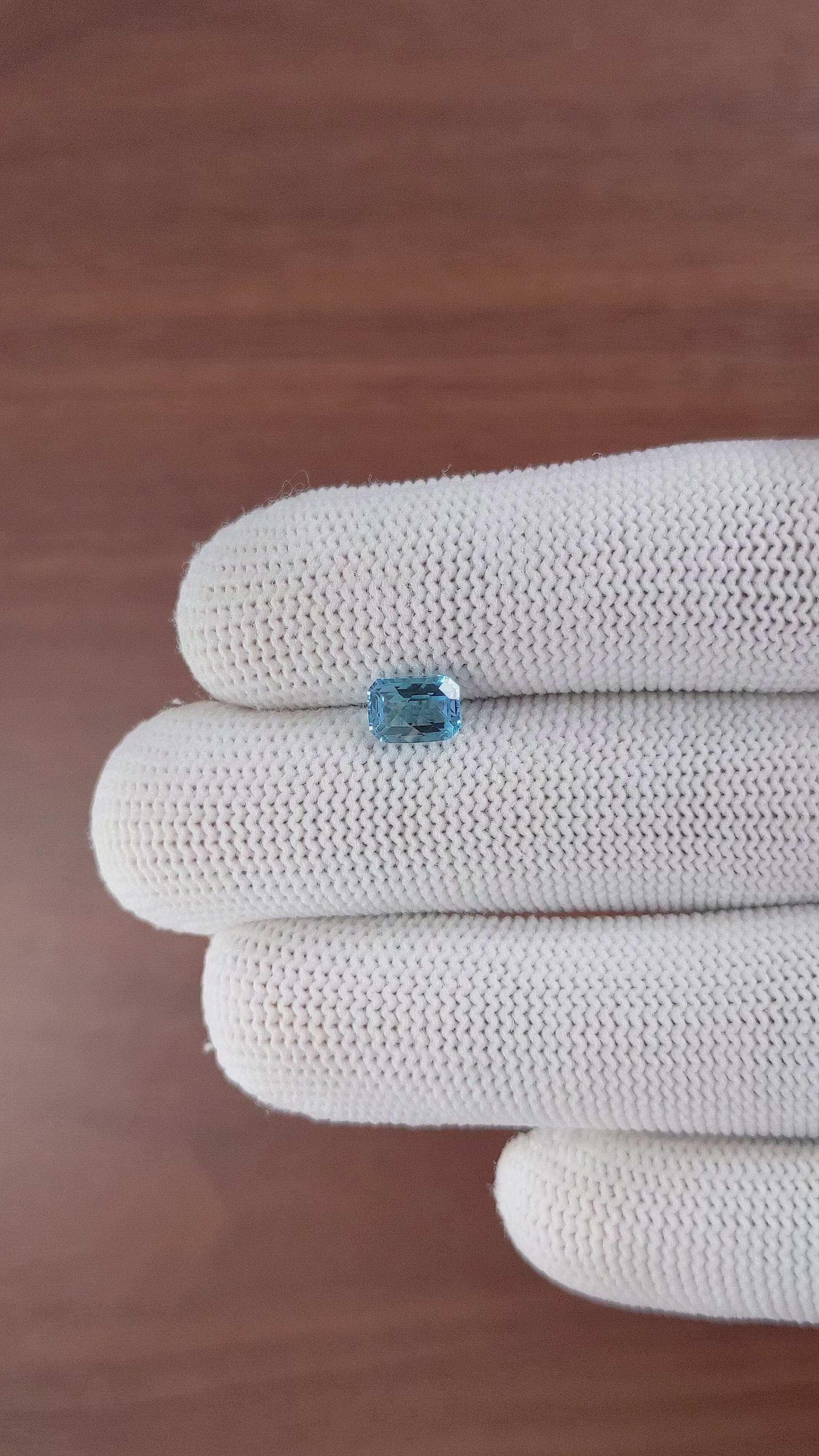 1.46 Ct. Topaz from Ceylon (Sri Lanka) Size Video