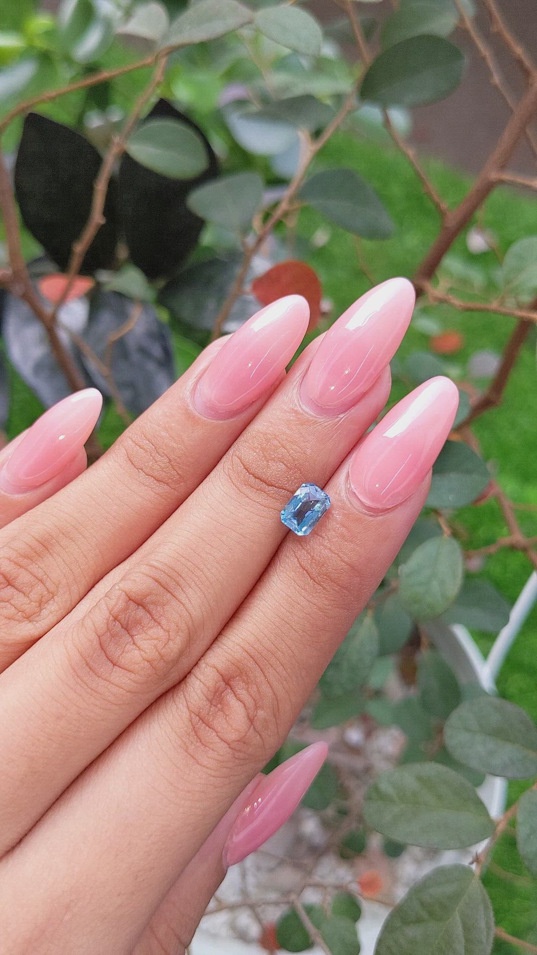 1.46 Ct. Topaz from Ceylon (Sri Lanka) Size Video