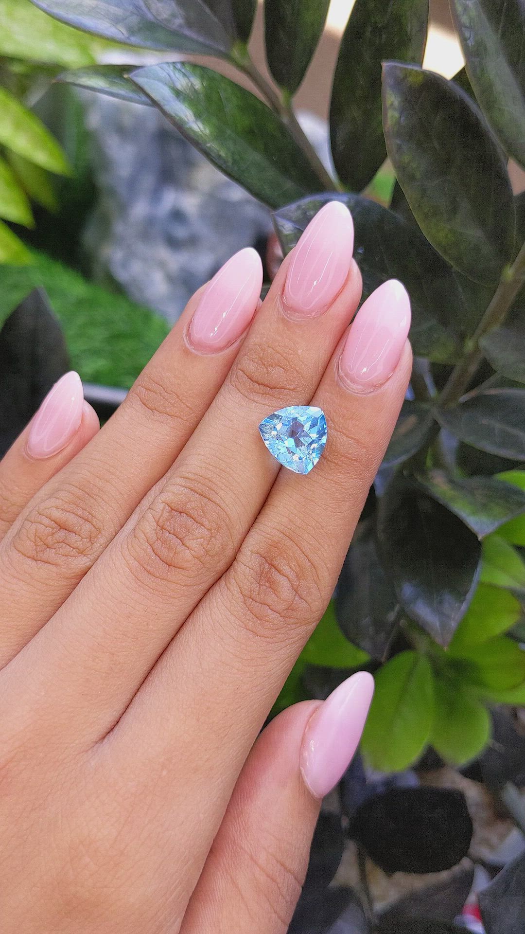 5.41 Ct. Topaz from Ceylon (Sri Lanka) Size Video