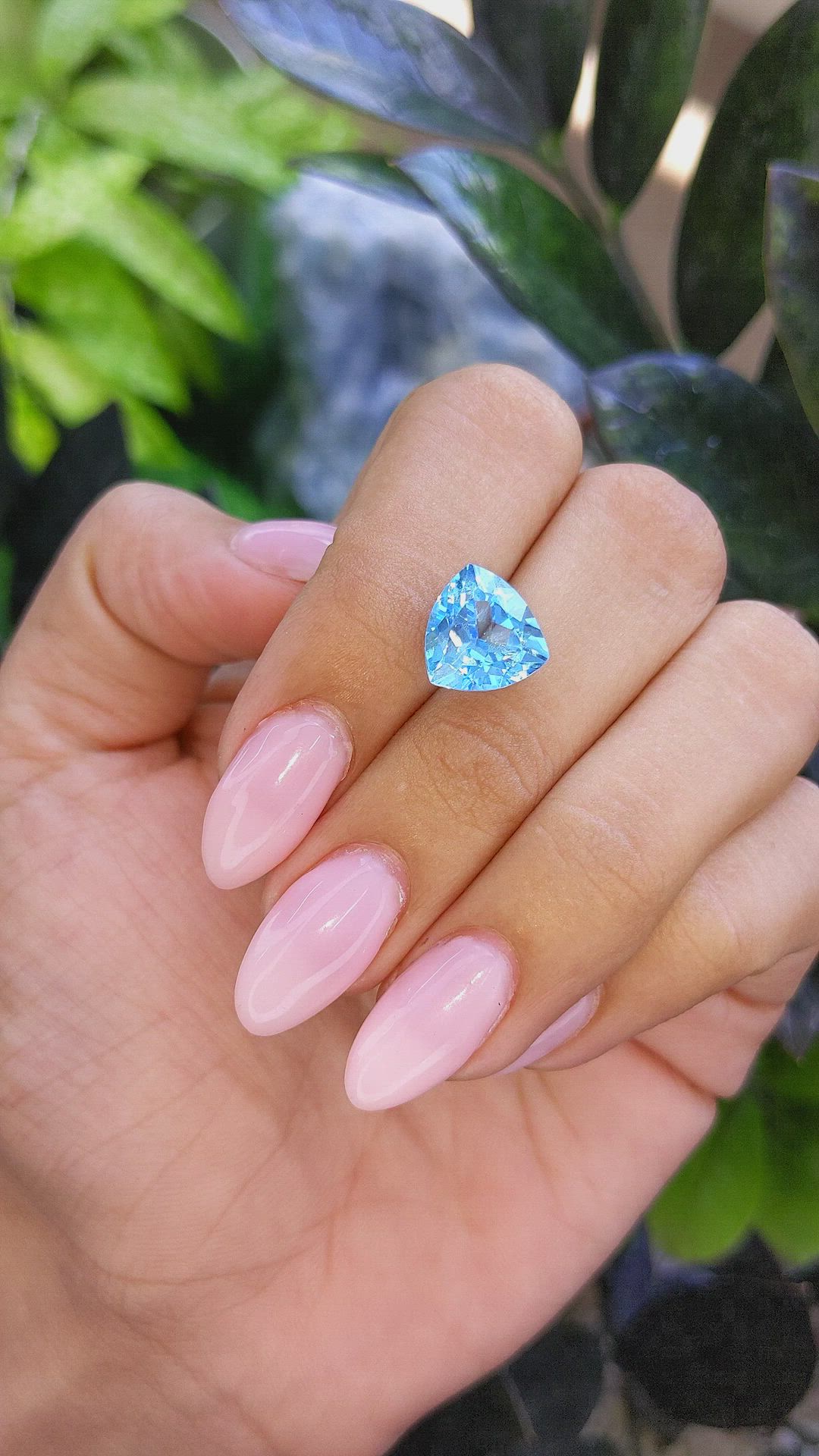 5.41 Ct. Topaz from Ceylon (Sri Lanka) Size Video