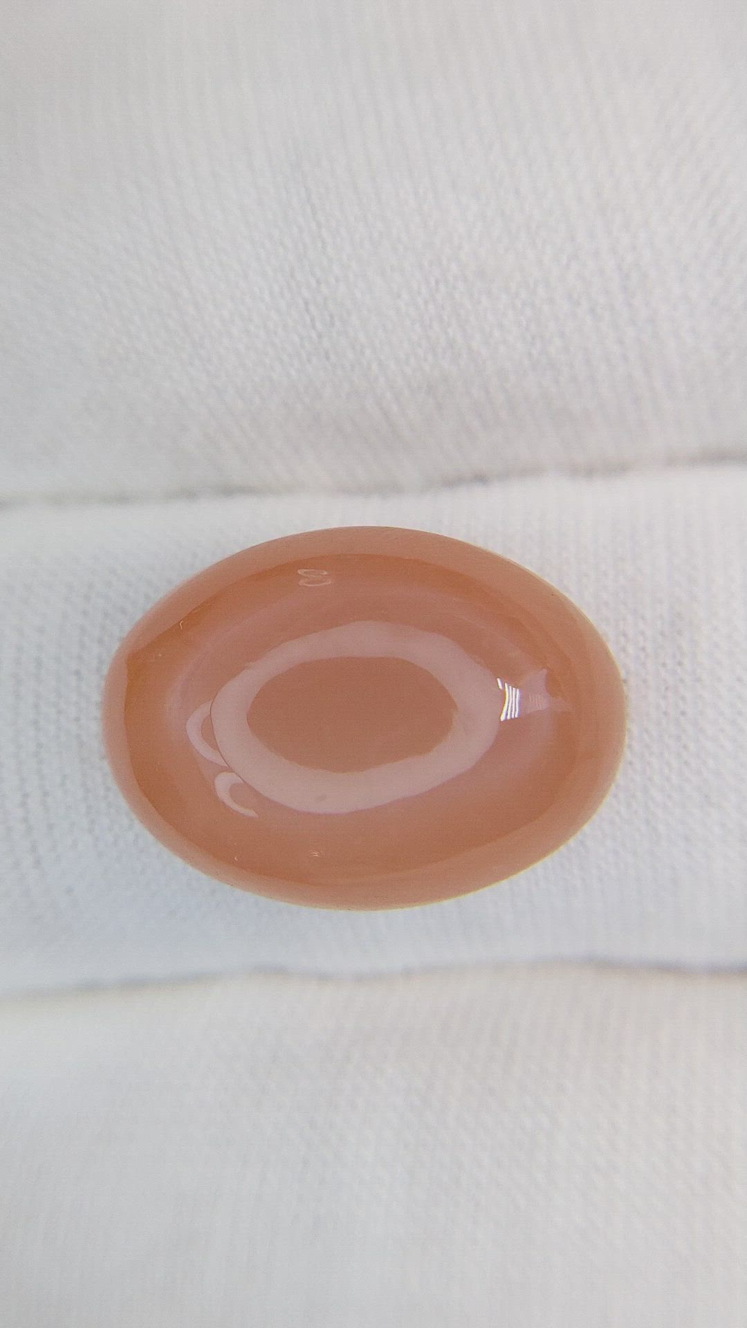 13.06 Ct. Cabochon Moonstone from Ceylon (Sri Lanka) Size Video