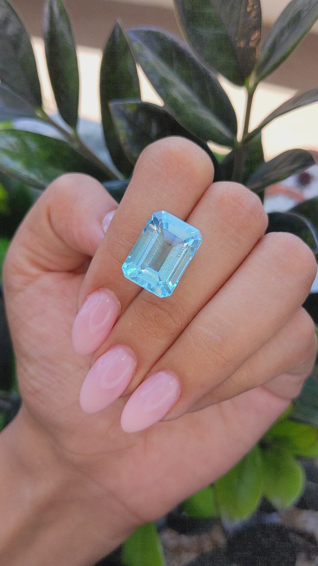 20.31 Ct. Topaz from Ceylon (Sri Lanka) Size Video