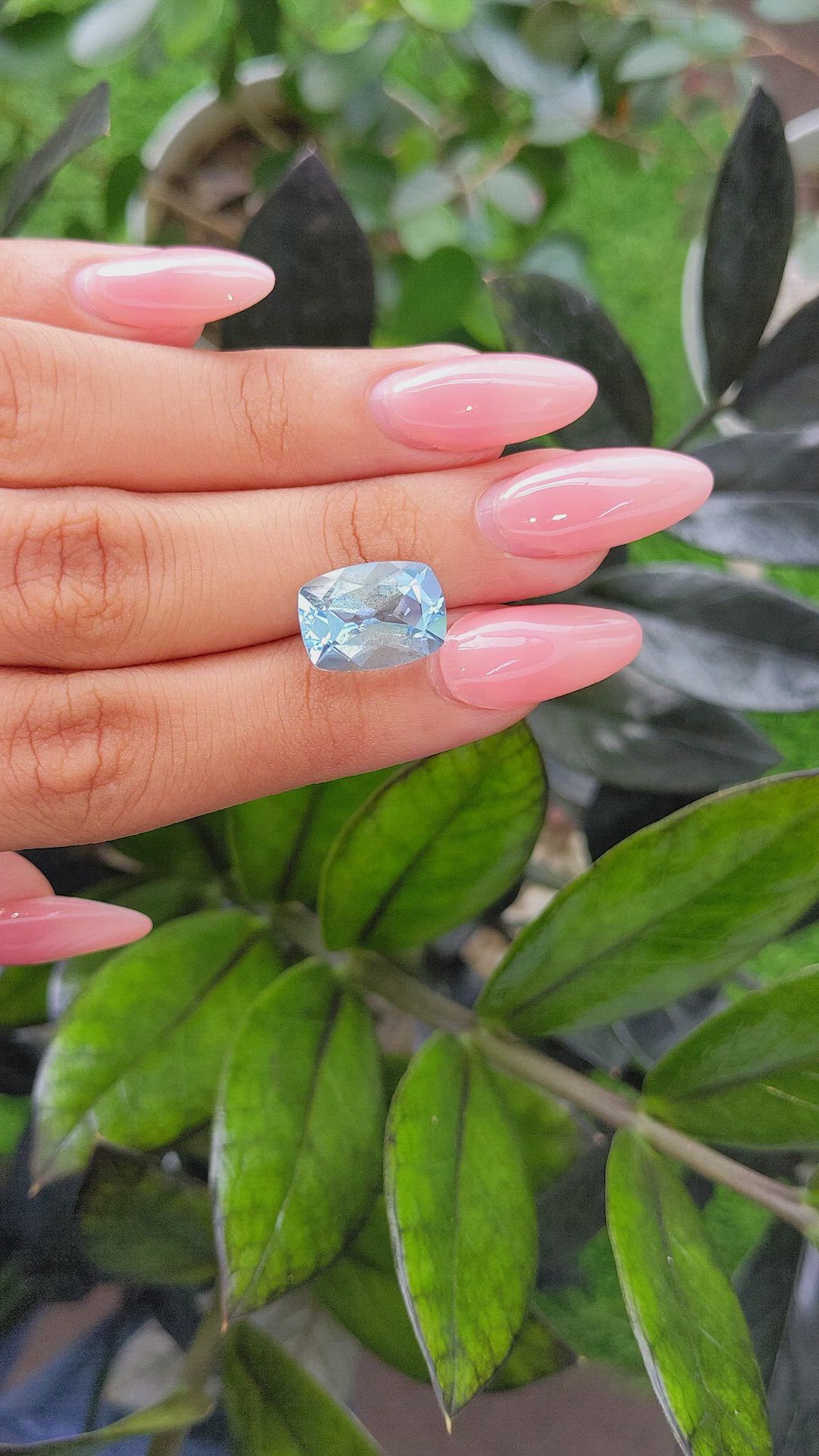 7.99 Ct. Topaz from Ceylon (Sri Lanka) Size Video