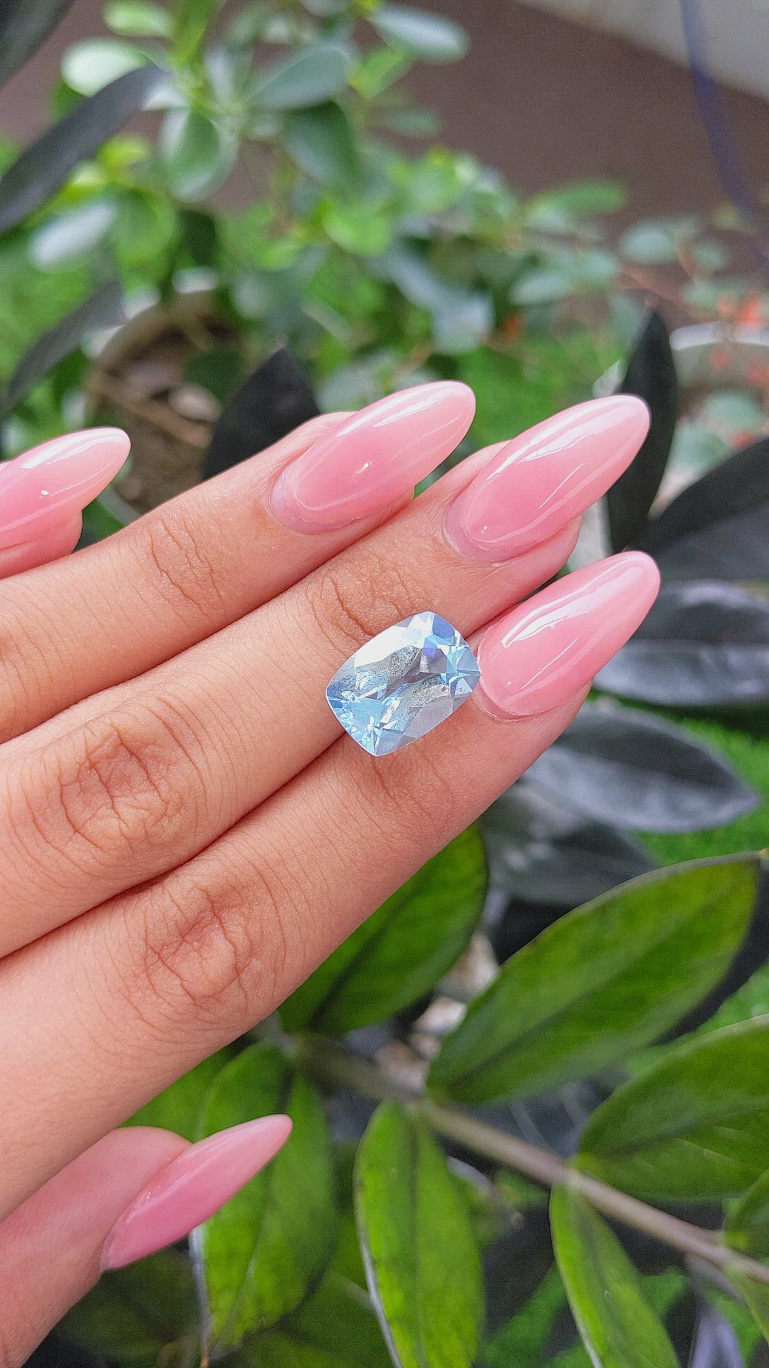 7.99 Ct. Topaz from Ceylon (Sri Lanka) Size Video