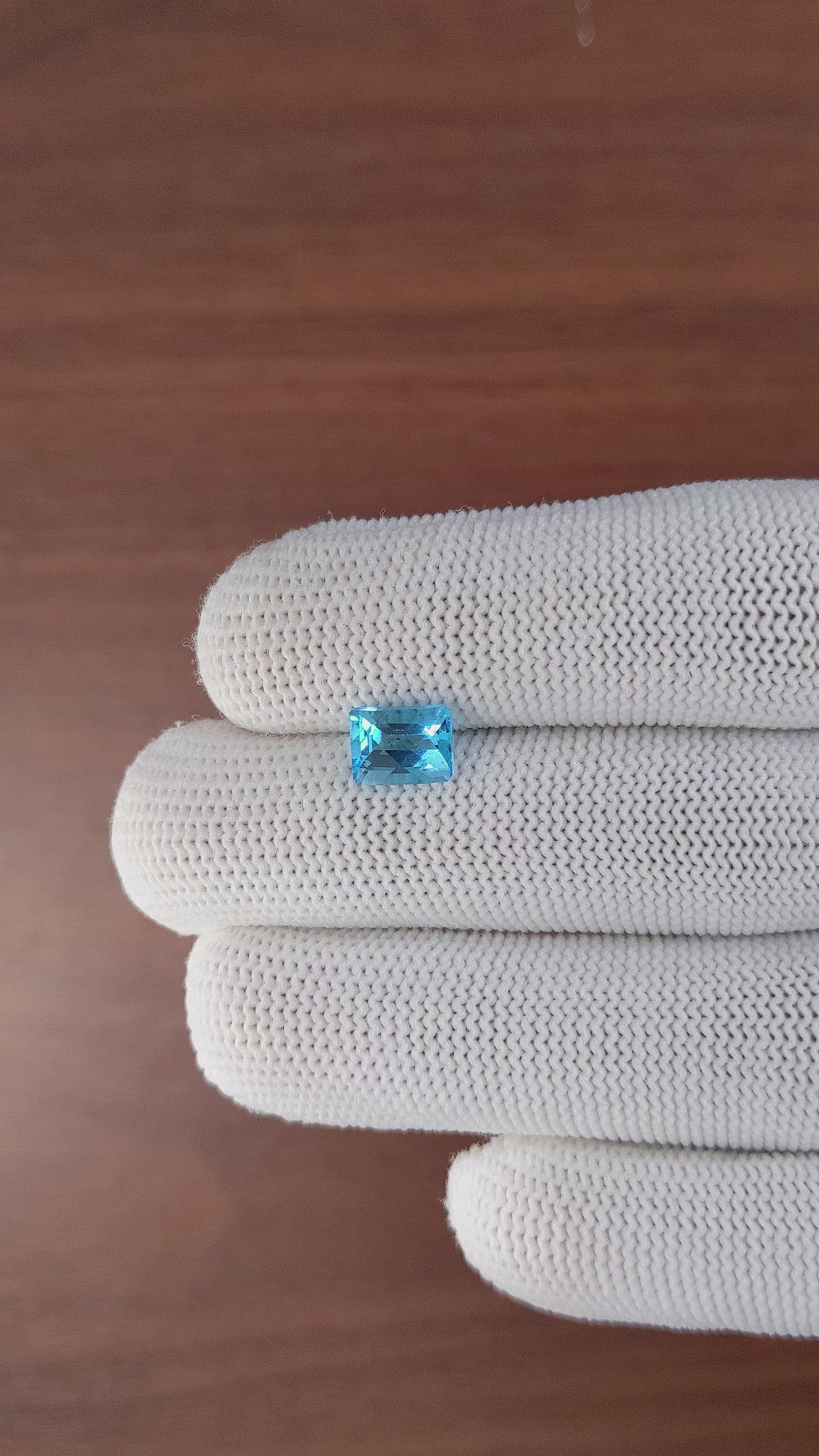 2.37 Ct. Topaz from Ceylon (Sri Lanka) Size Video