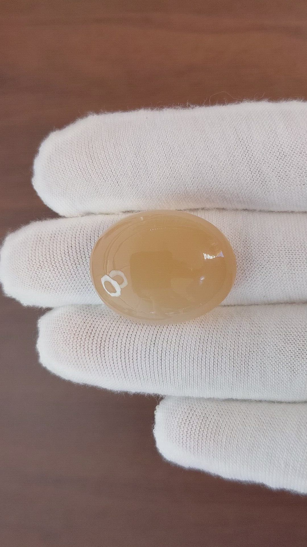 39.57 Ct. Cabochon Moonstone from Ceylon (Sri Lanka) Size Video