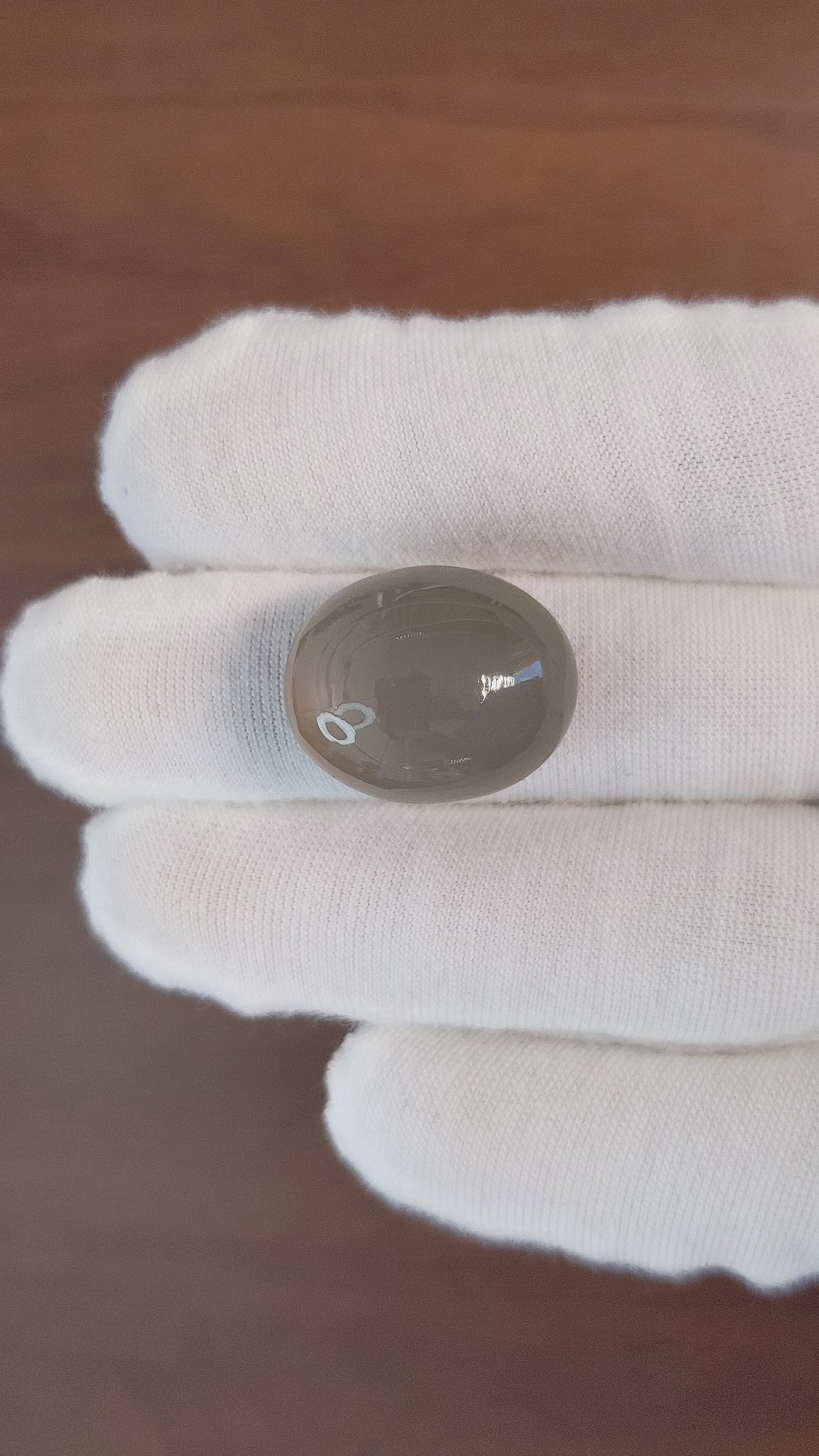 33.32 Ct. Cabochon Moonstone from Ceylon (Sri Lanka) Size Video