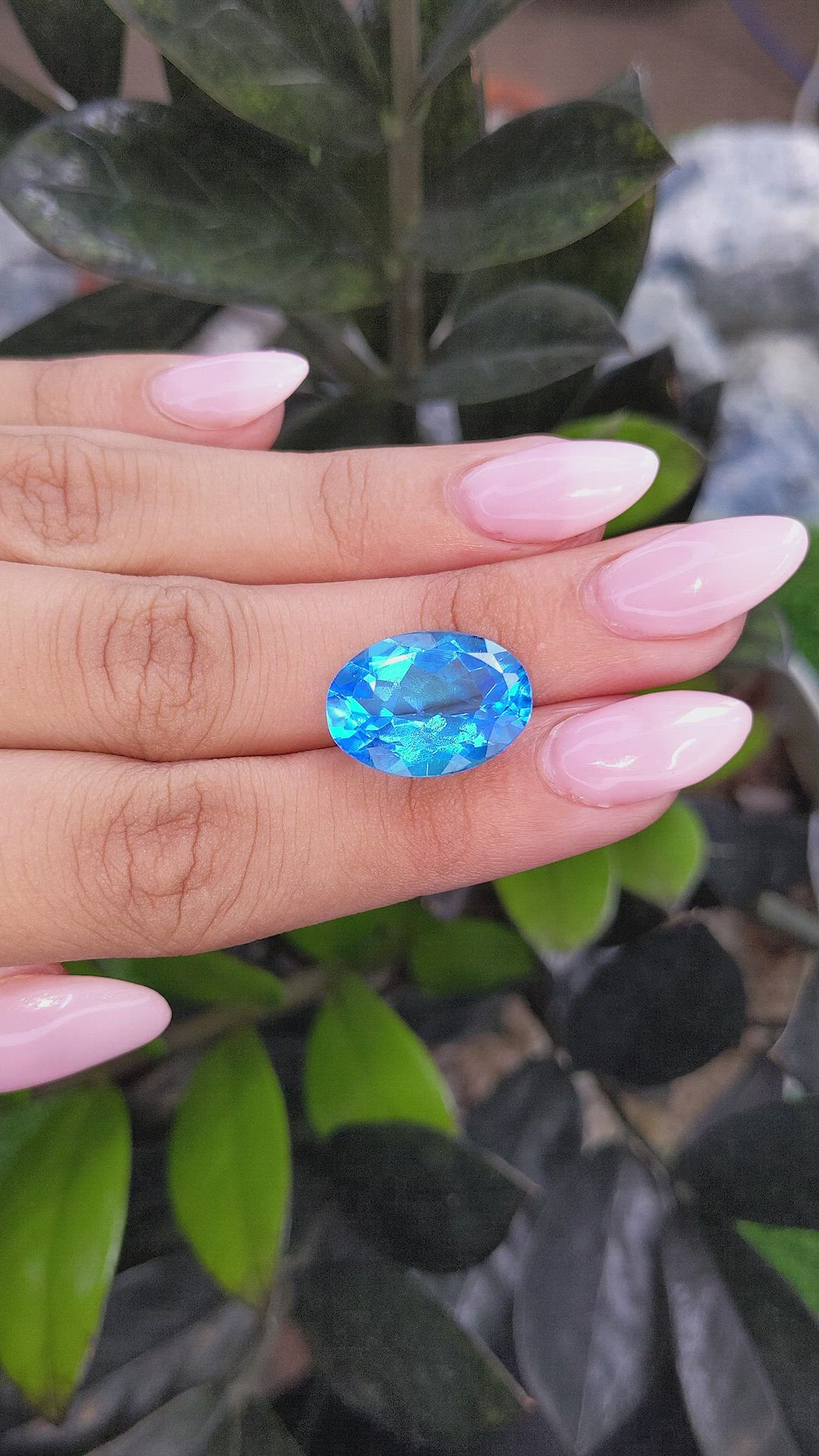 14.50 Ct. Topaz from Brazil Size Video