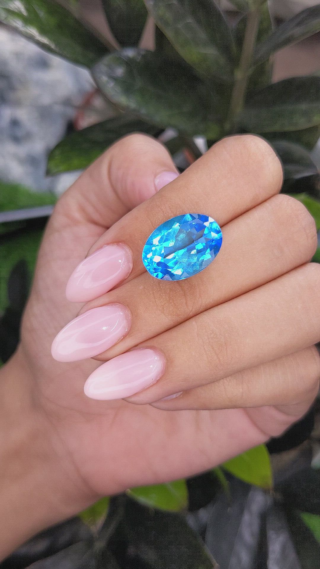 14.50 Ct. Topaz from Brazil Size Video