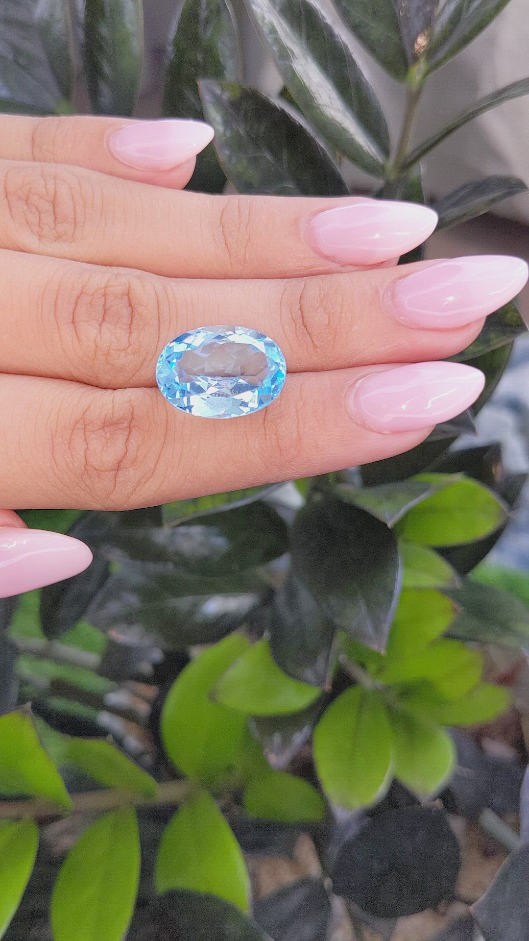 15.82 Ct. Topaz from Ceylon (Sri Lanka) Size Video