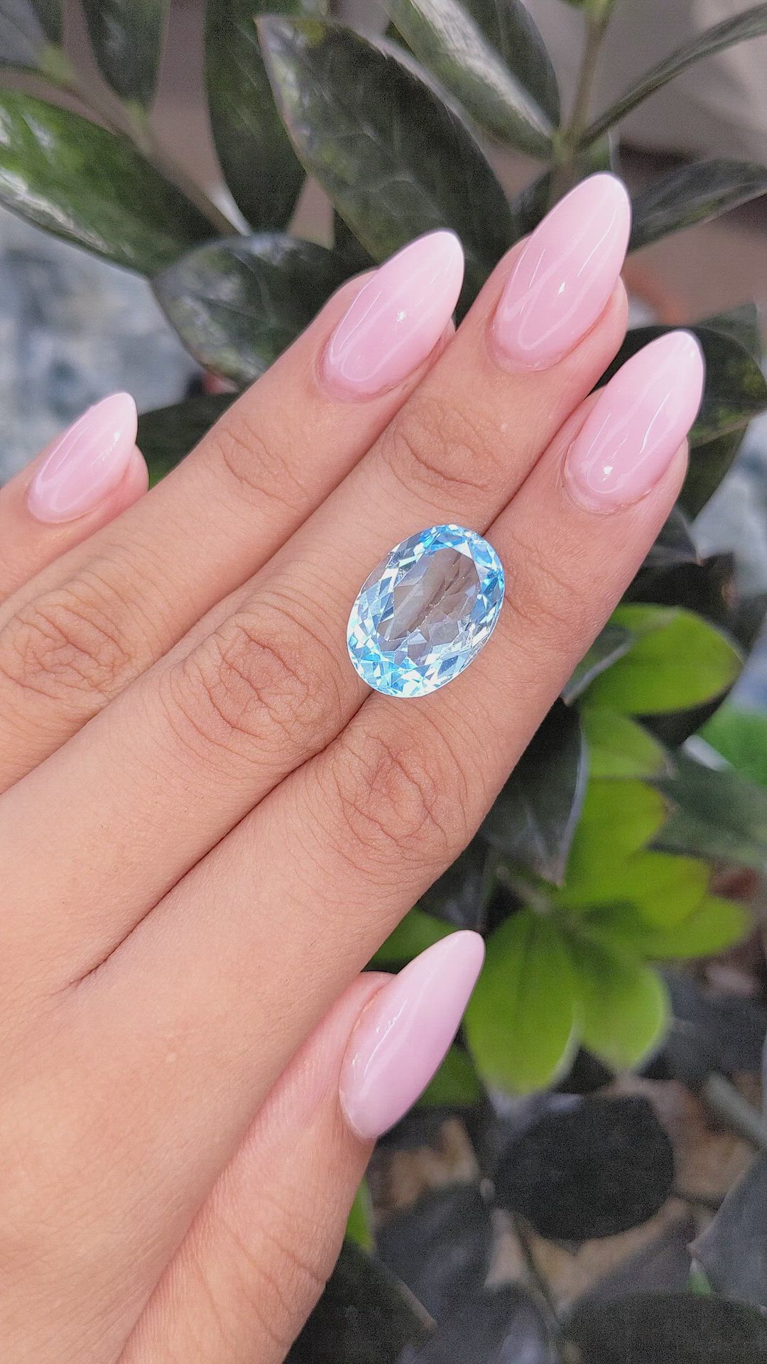 15.82 Ct. Topaz from Ceylon (Sri Lanka) Size Video