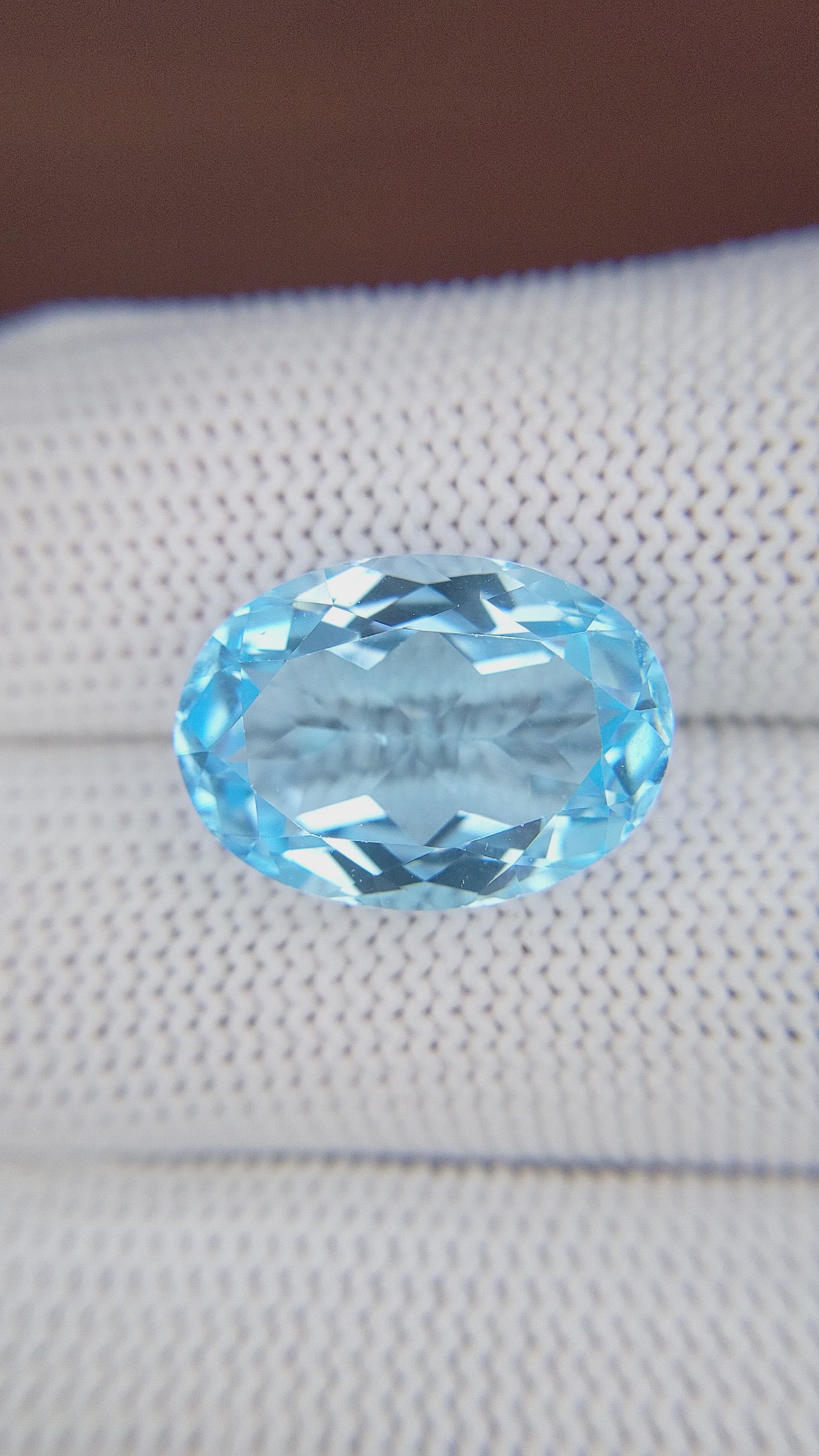 15.82 Ct. Topaz from Ceylon (Sri Lanka) Size Video