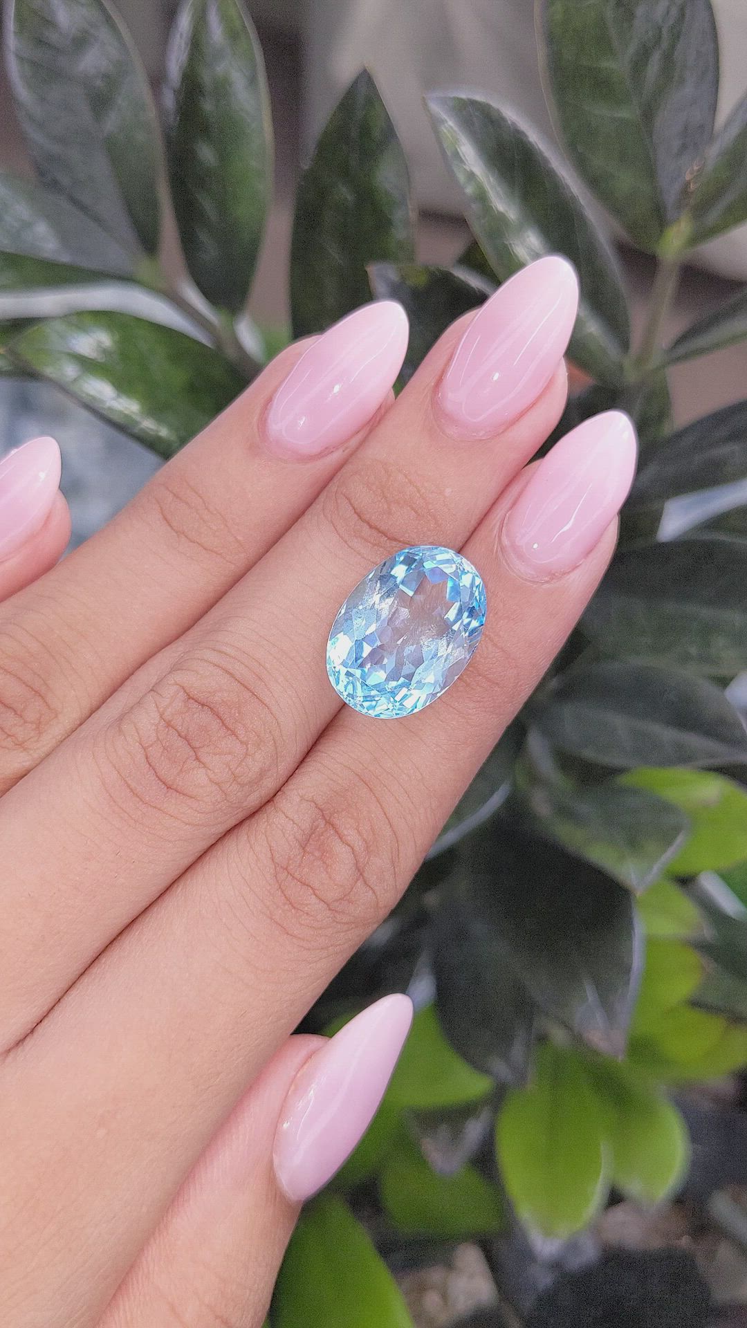 16.68 Ct. Topaz from Ceylon (Sri Lanka) Size Video