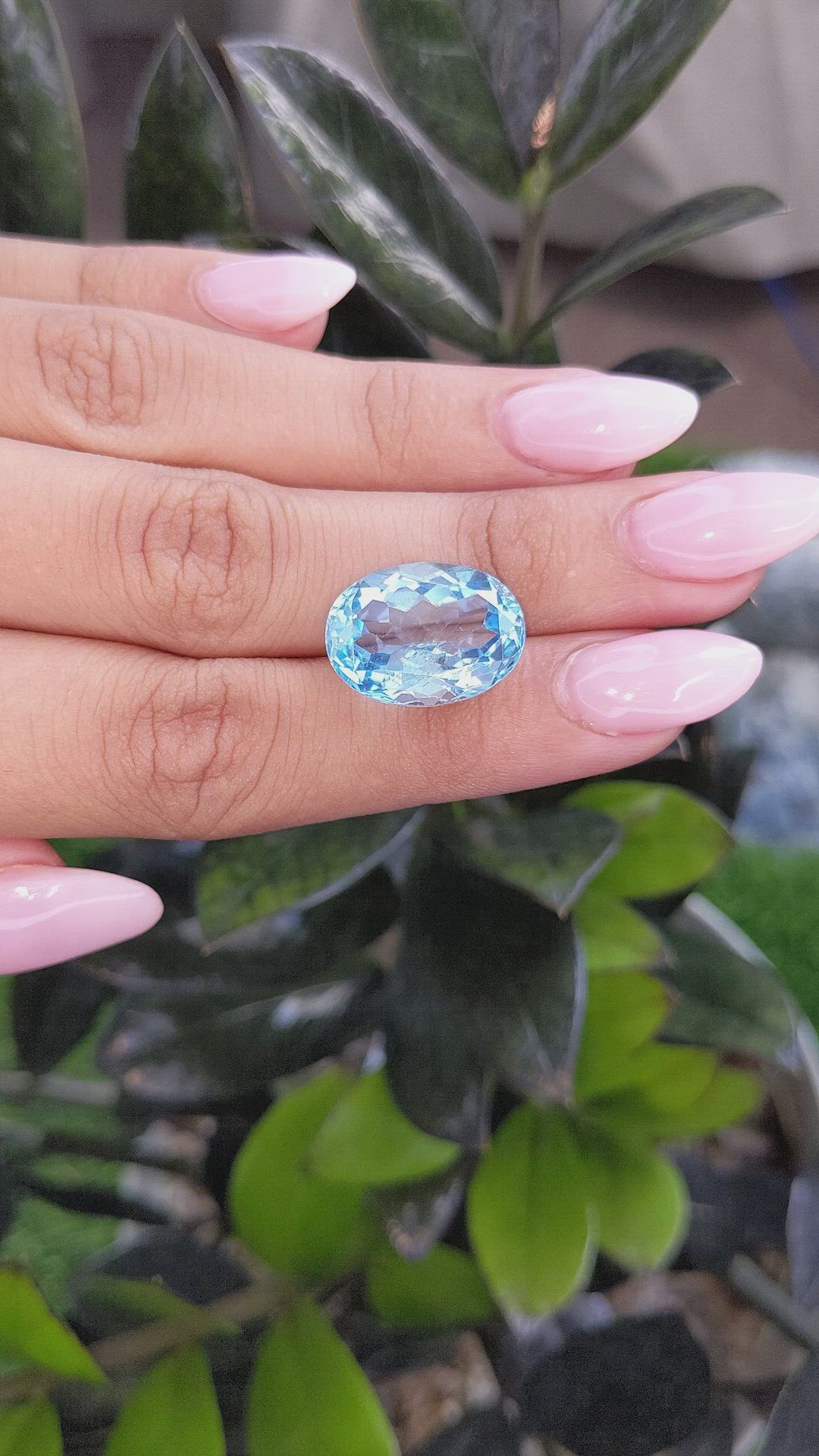 16.68 Ct. Topaz from Ceylon (Sri Lanka) Size Video