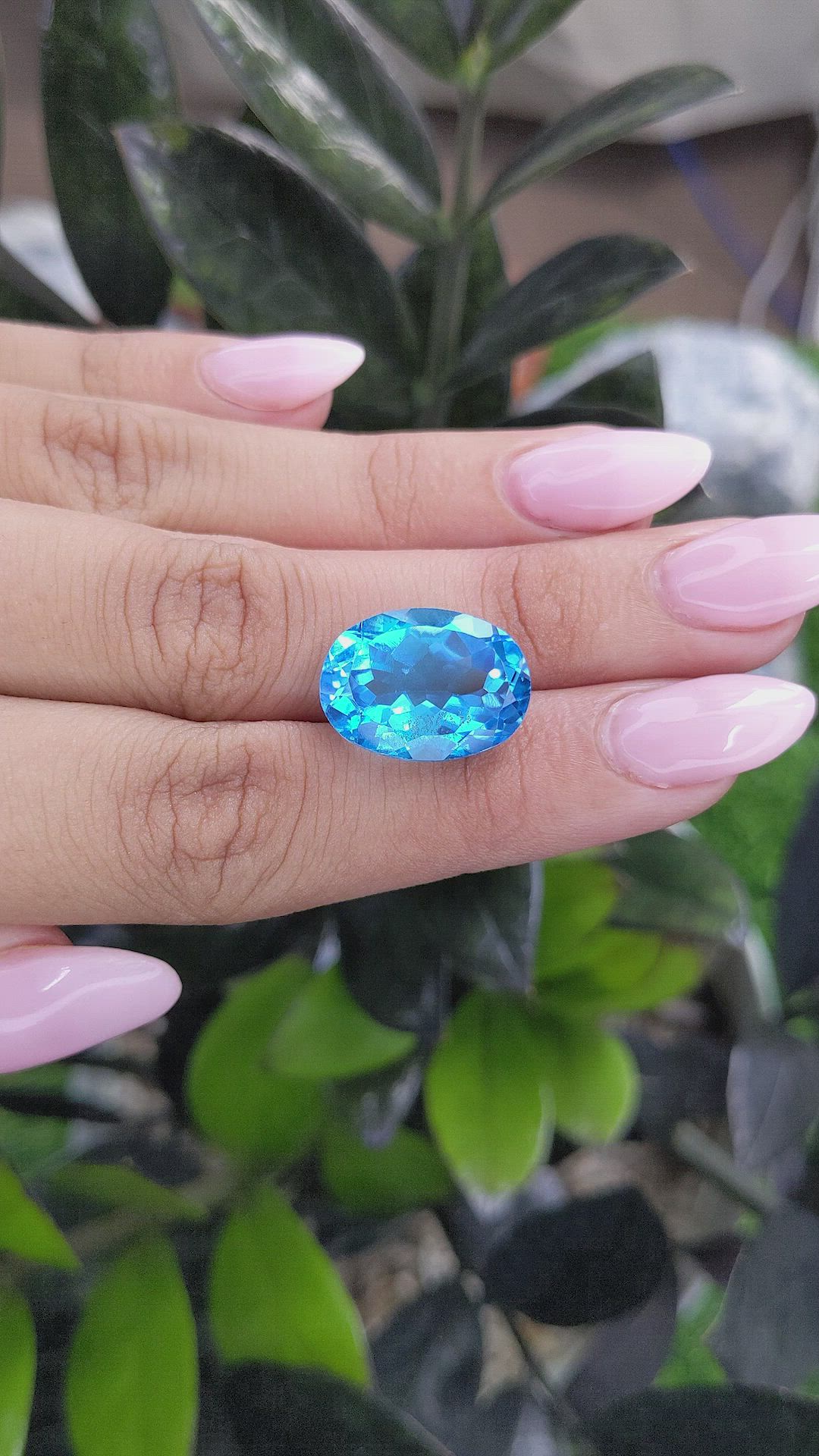 16.17 Ct. Topaz from Ceylon (Sri Lanka) Size Video