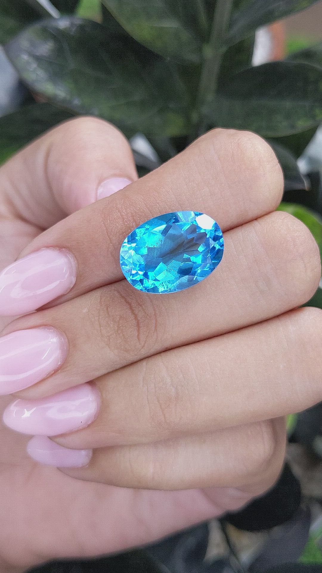 16.17 Ct. Topaz from Ceylon (Sri Lanka) Size Video