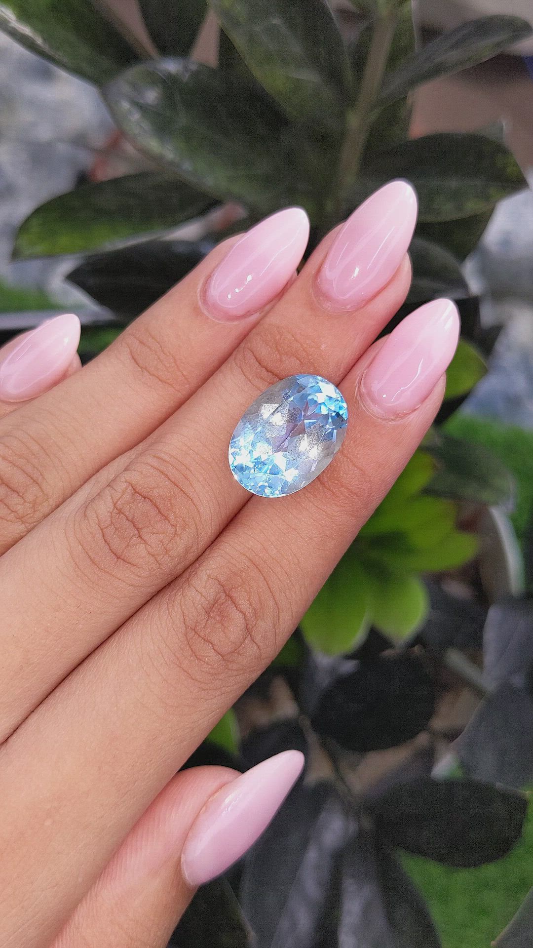 16.15 Ct. Topaz from Ceylon (Sri Lanka) Size Video