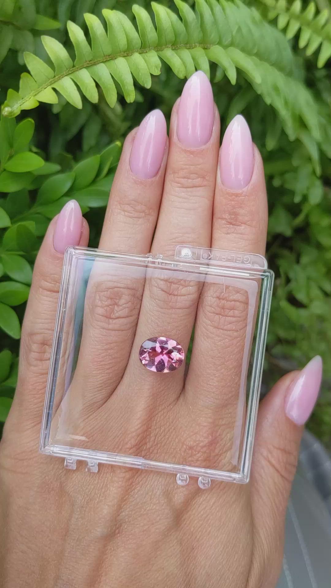 3.08 Ct. Rubellite Tourmaline from Brazil Size Video