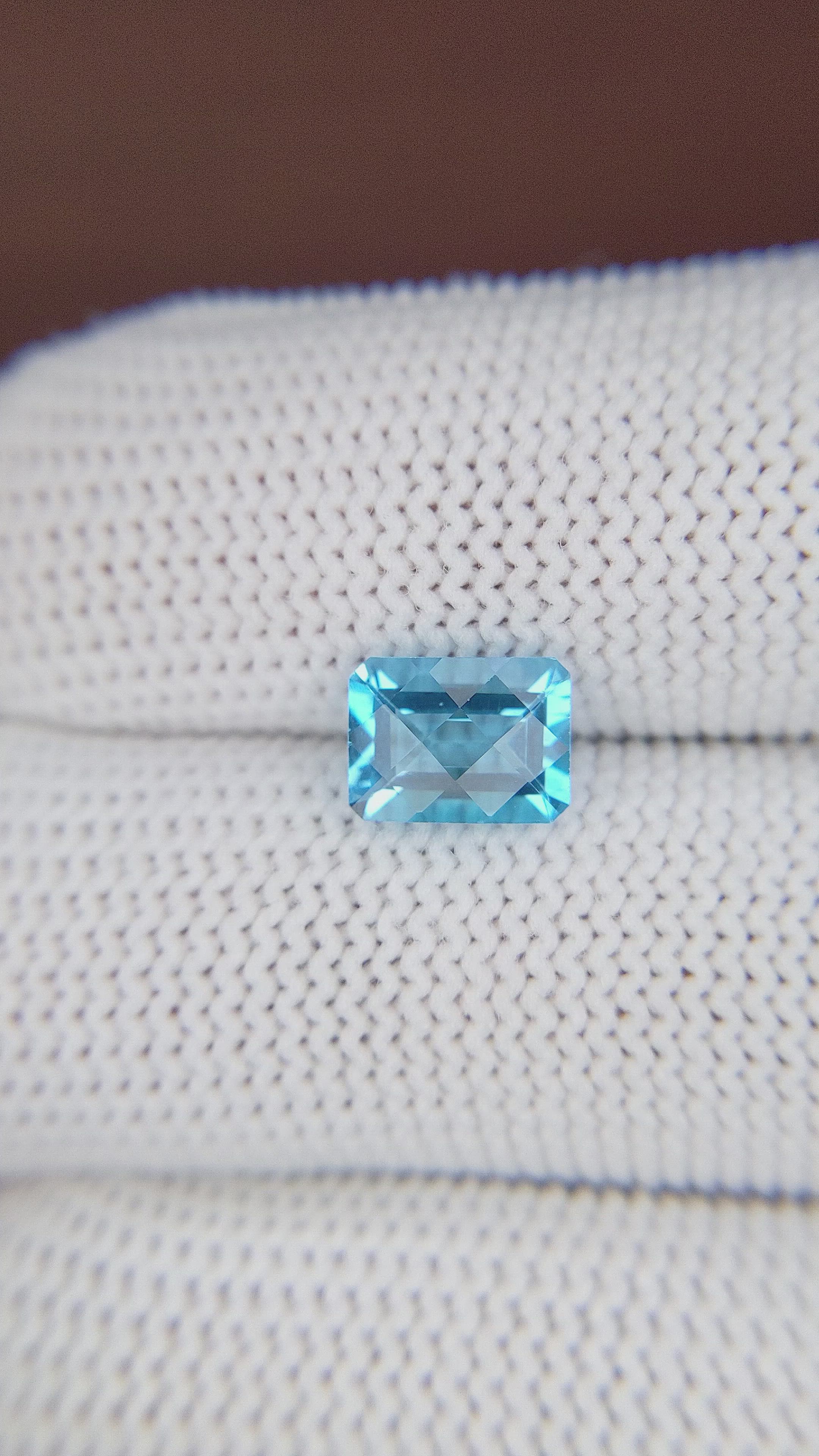 1.92 Ct. Topaz from Ceylon (Sri Lanka) Size Video