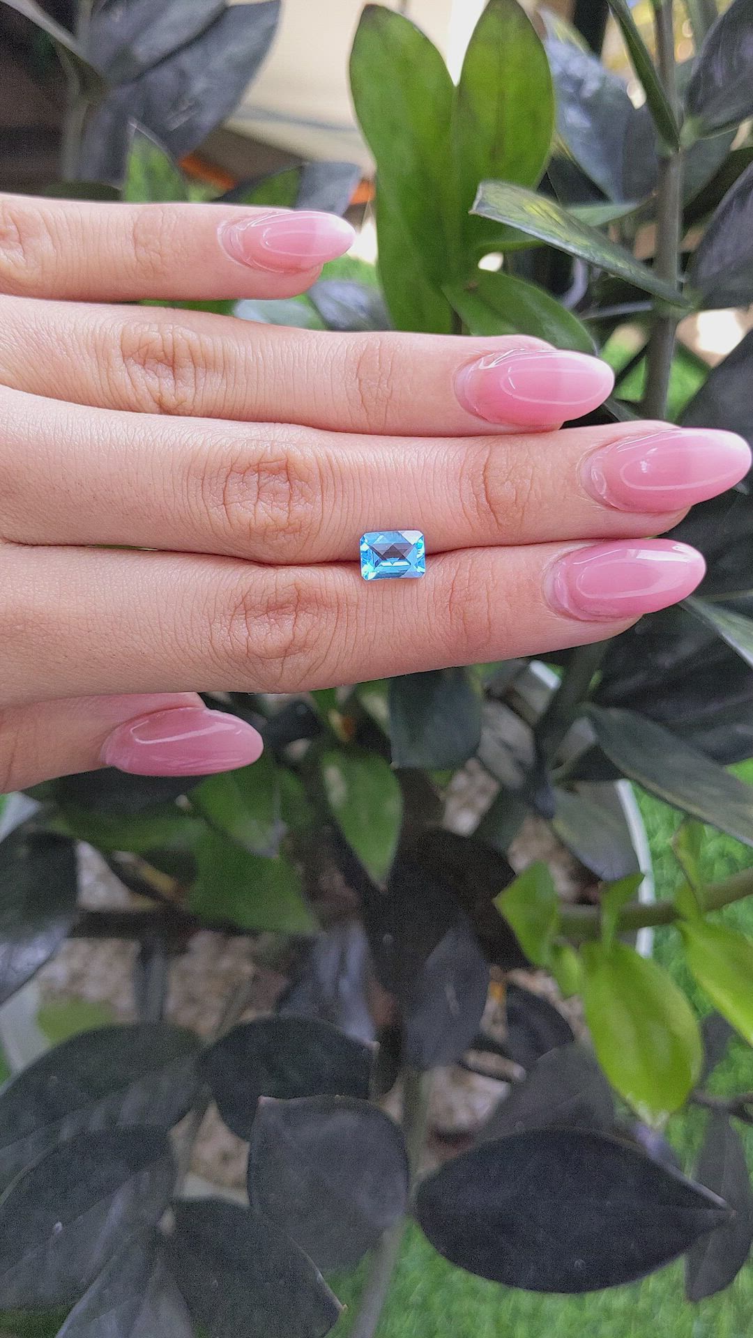 1.92 Ct. Topaz from Ceylon (Sri Lanka) Size Video