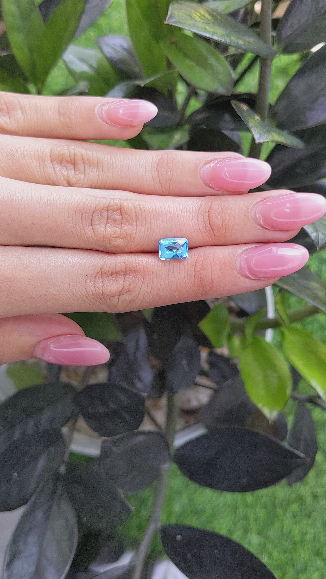 2.02 Ct. Topaz from Ceylon (Sri Lanka) Size Video