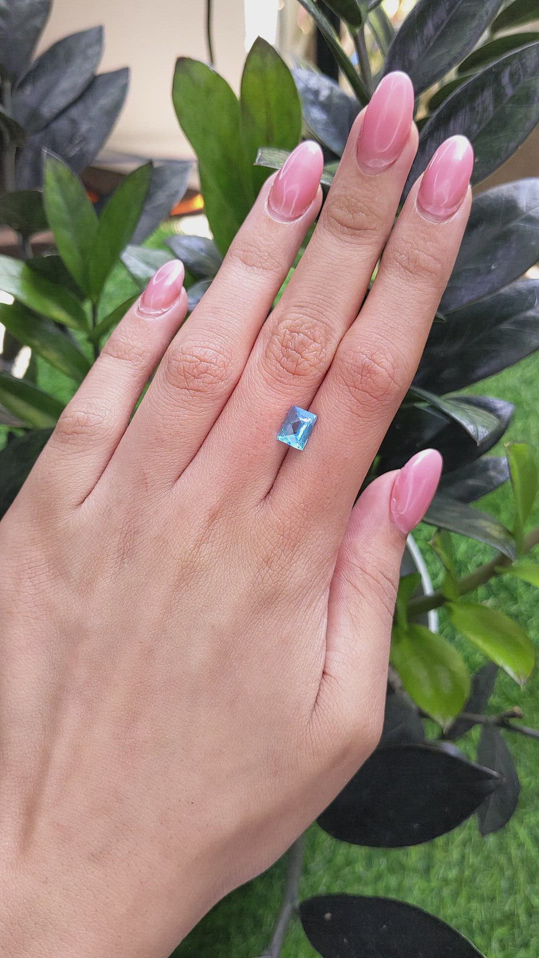 1.85 Ct. Topaz from Ceylon (Sri Lanka) Size Video