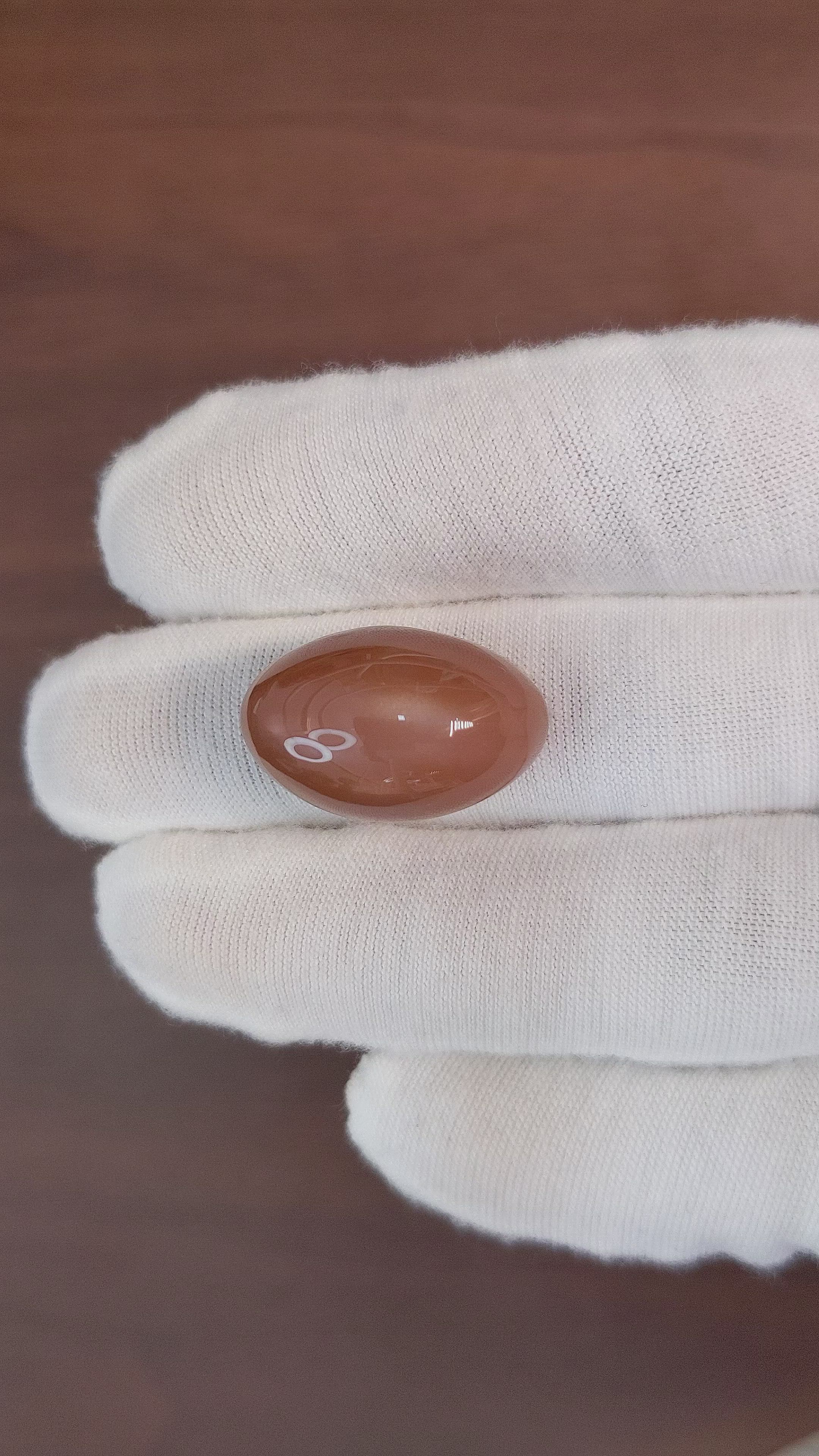 33.36 Ct. Cabochon Moonstone from Ceylon (Sri Lanka) Size Video