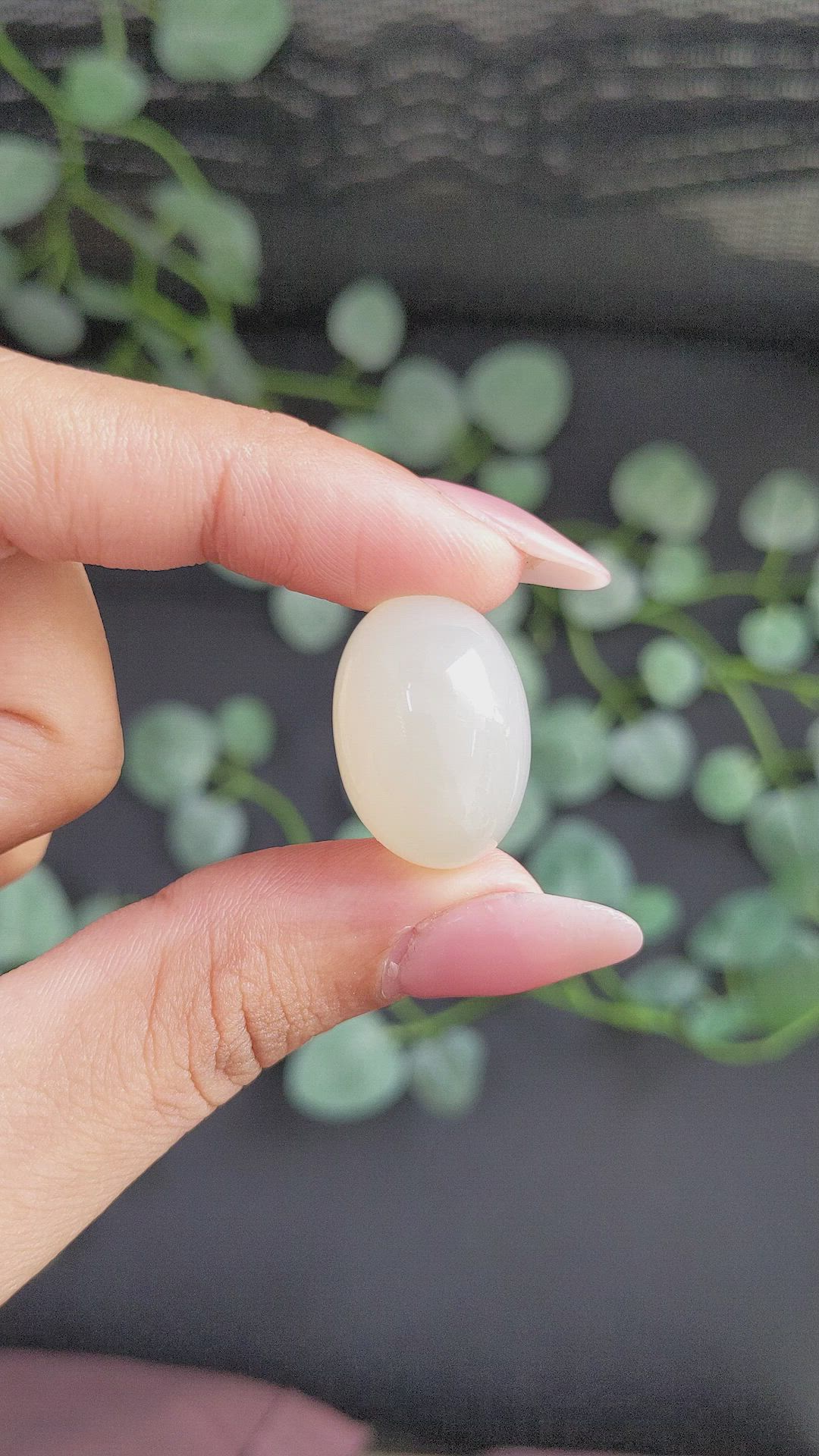 39.33 Ct. Cabochon Moonstone from Ceylon (Sri Lanka) Size Video