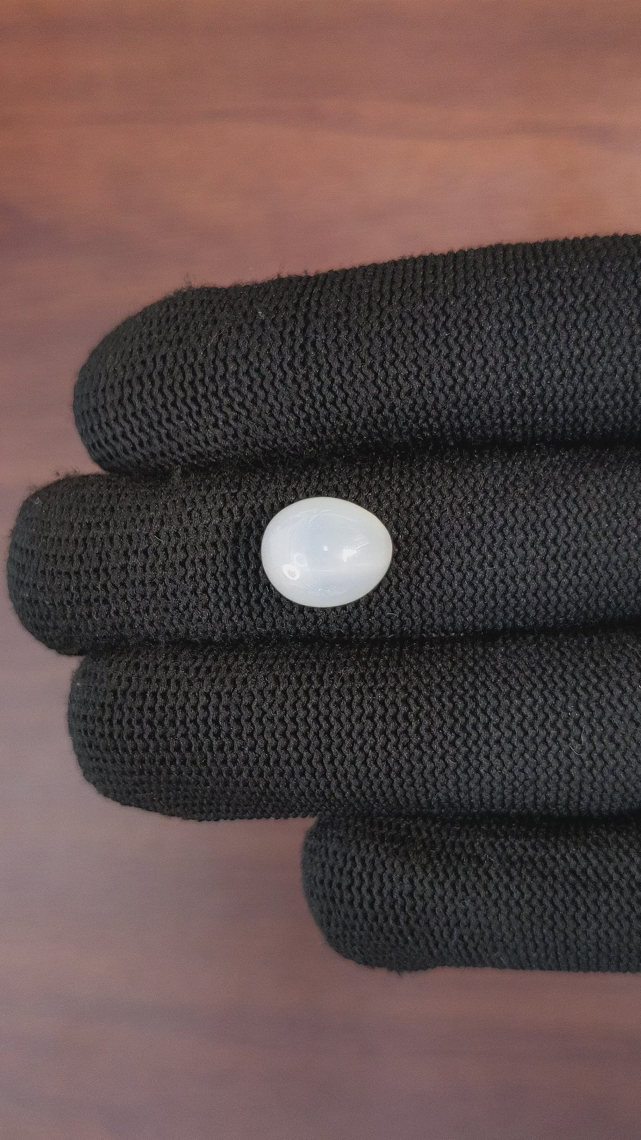 6.73 Ct. Cabochon Moonstone from Ceylon (Sri Lanka) Size Video