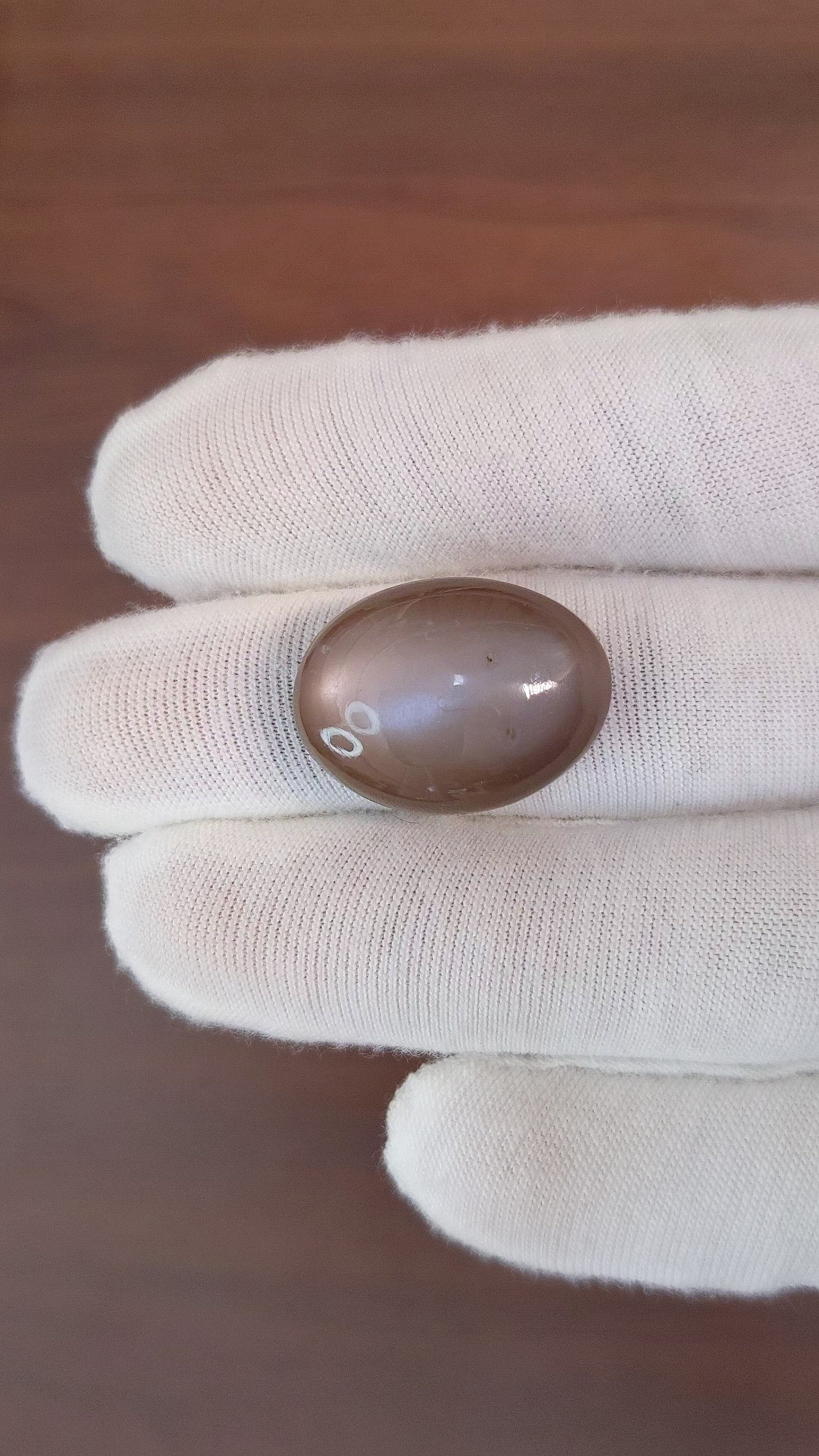 26.15 Ct. Cabochon Moonstone from Ceylon (Sri Lanka) Size Video