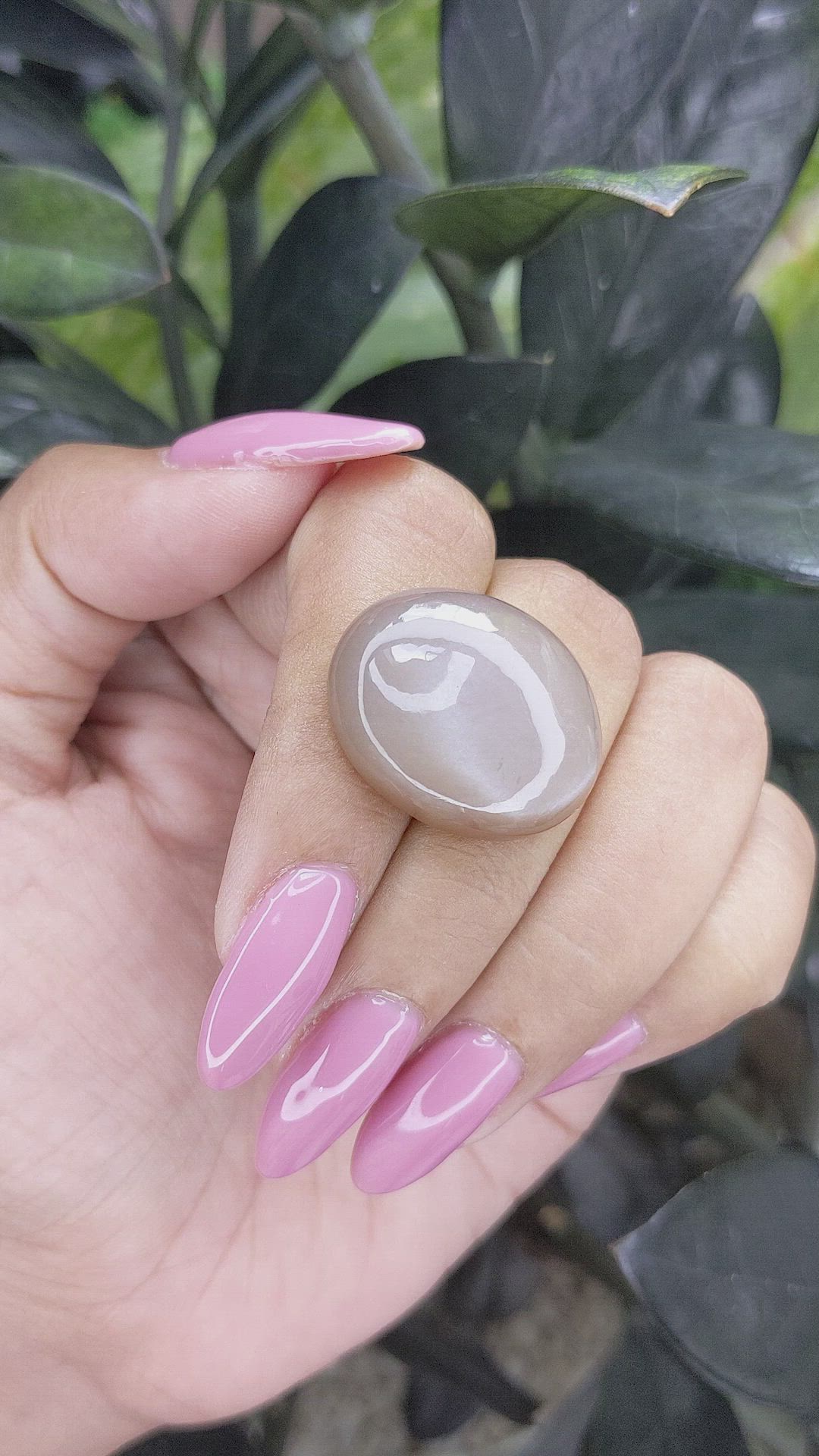 29.75 Ct. Cabochon Moonstone from Ceylon (Sri Lanka) Size Video