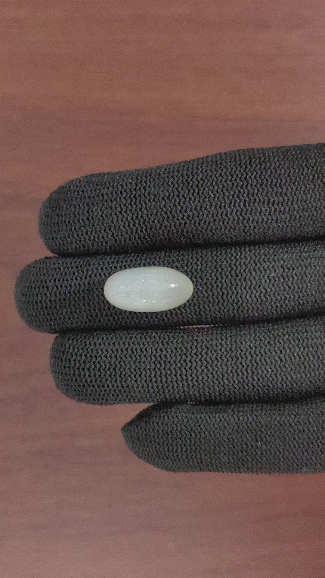 13.60 Ct. Cabochon Moonstone from Ceylon (Sri Lanka) Size Video