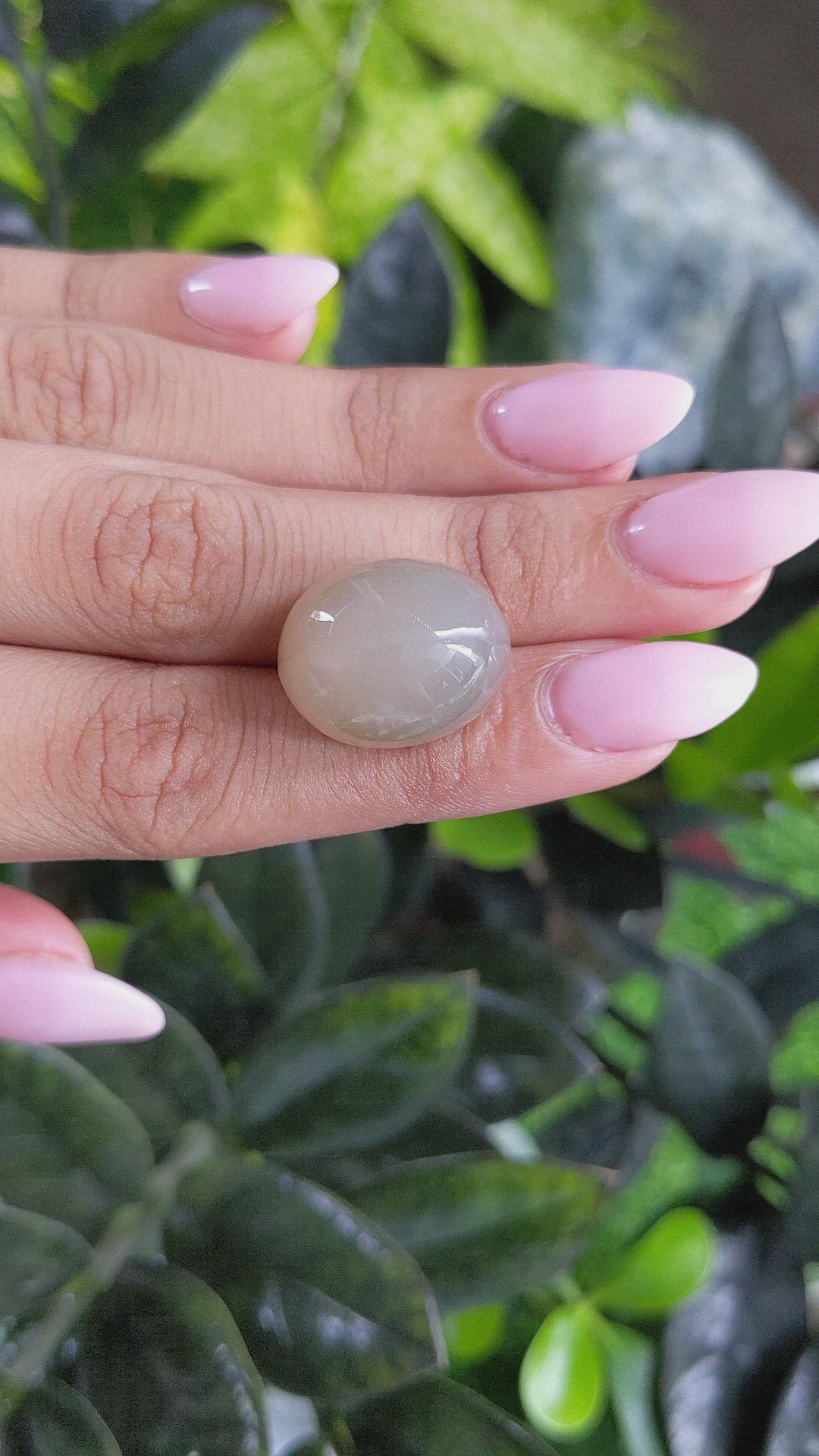 36.15 Ct. Cabochon Moonstone from Ceylon (Sri Lanka) Size Video