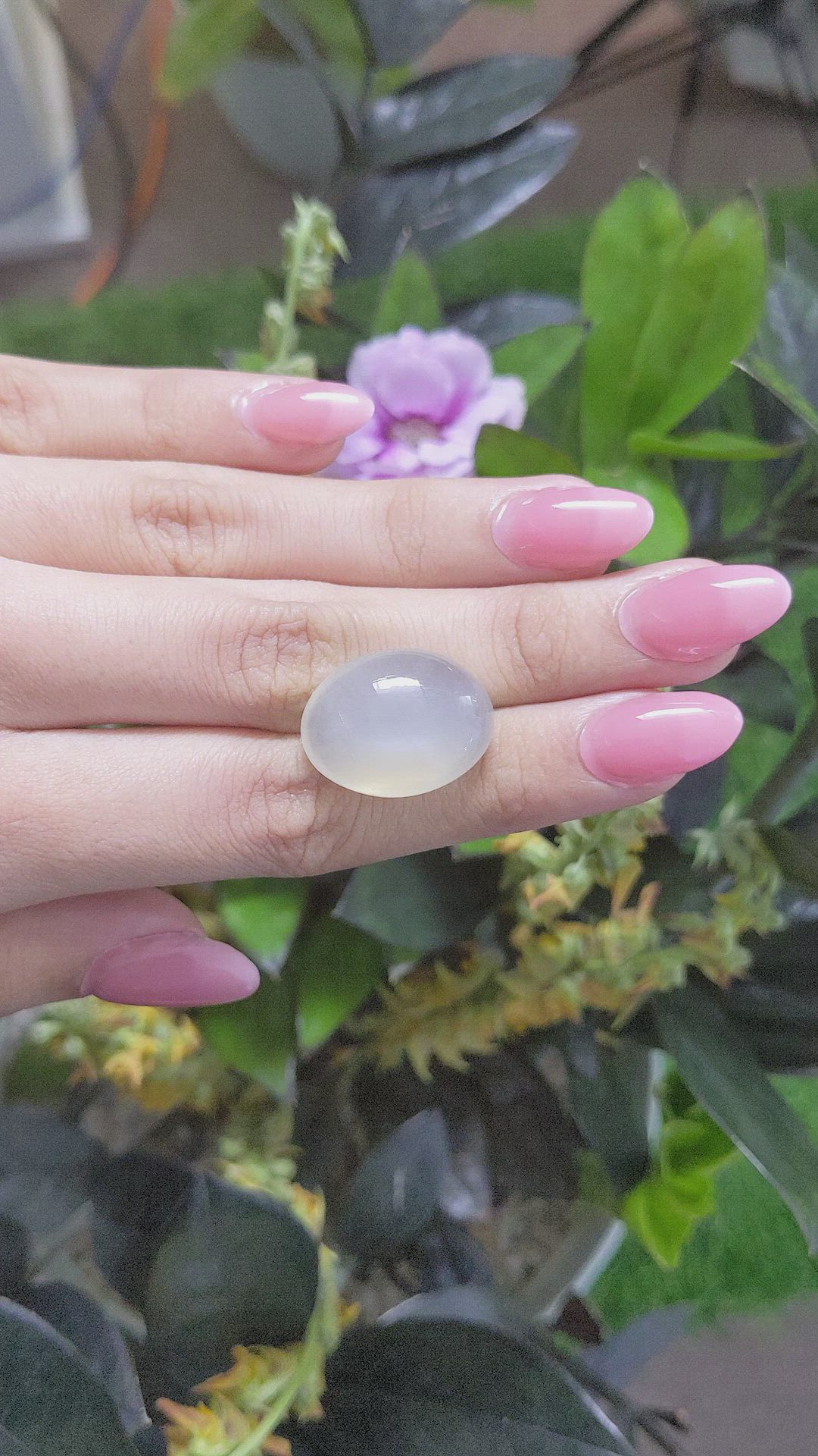 26.90 Ct. Cabochon Moonstone from Ceylon (Sri Lanka) Size Video