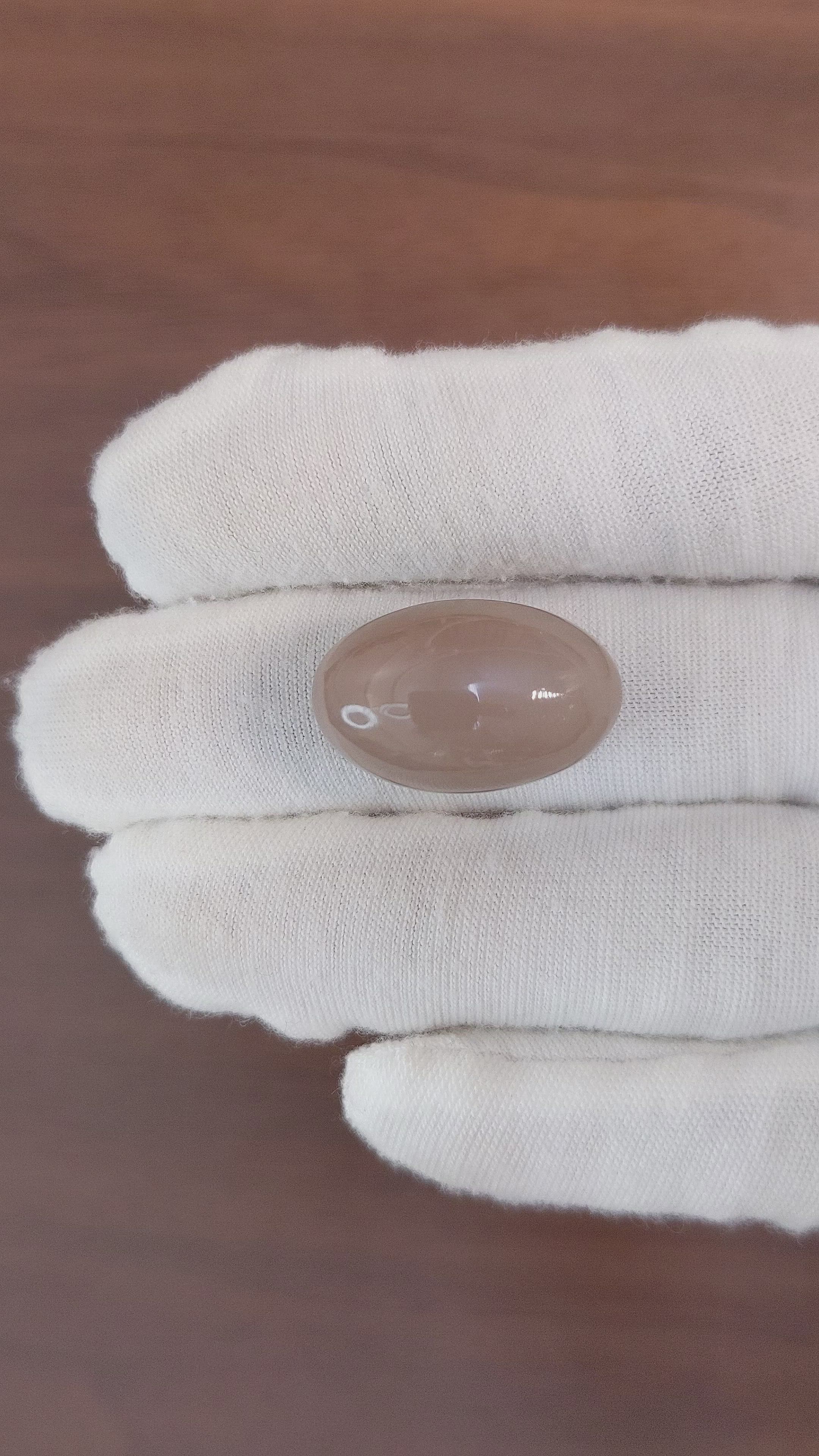 38.88 Ct. Cabochon Moonstone from Ceylon (Sri Lanka) Size Video