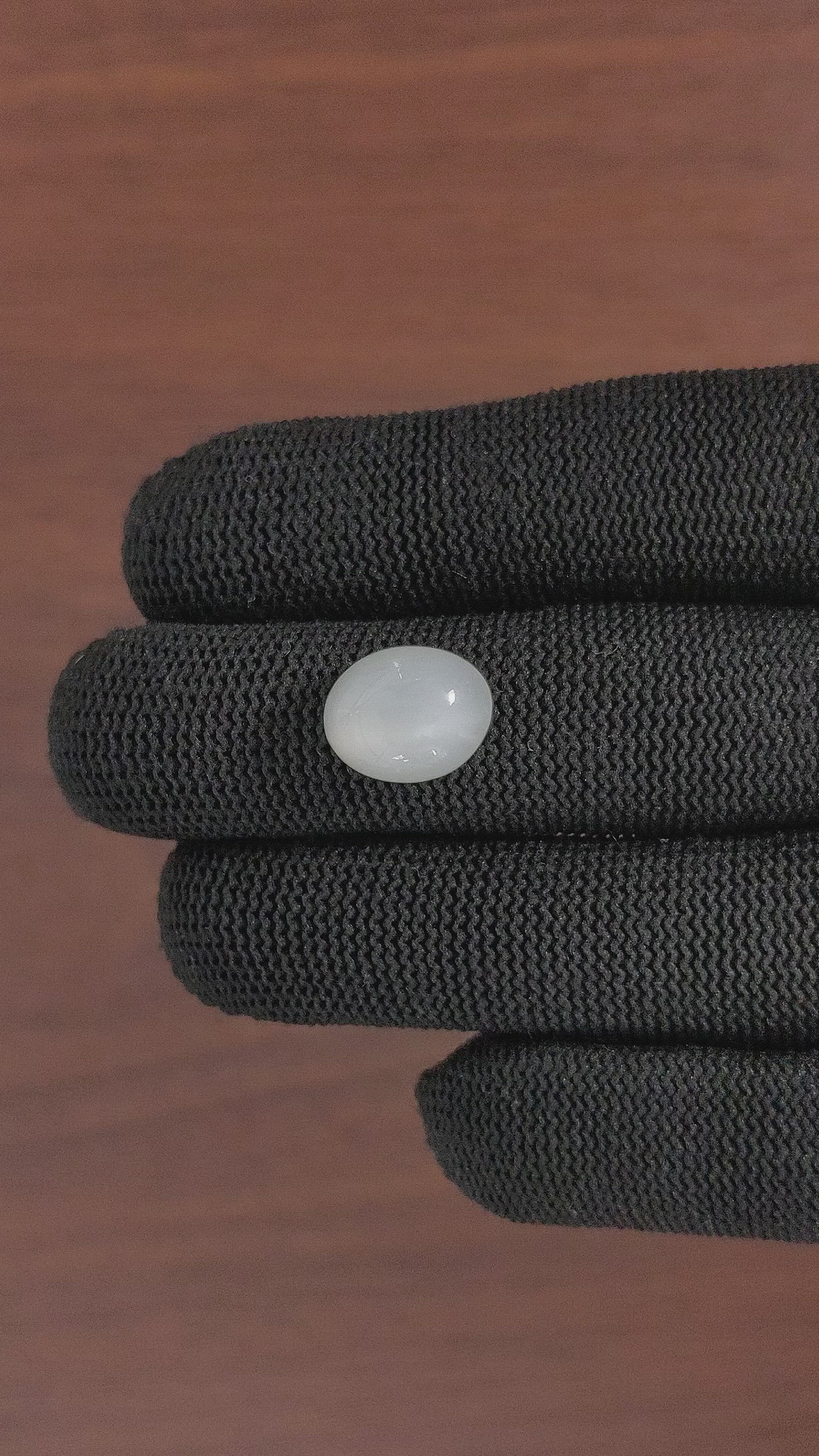 5.83 Ct. Cabochon Moonstone from Ceylon (Sri Lanka) Size Video