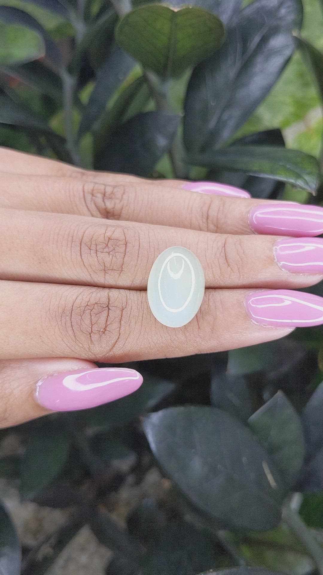 12.24 Ct. Cabochon Moonstone from Ceylon (Sri Lanka) Size Video