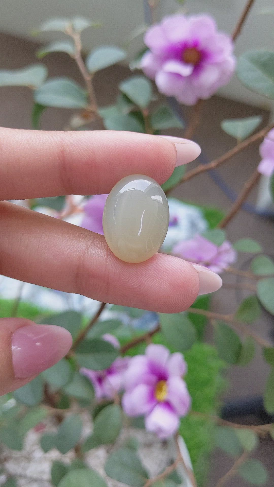 18.10 Ct. Cabochon Moonstone from Ceylon (Sri Lanka) Size Video
