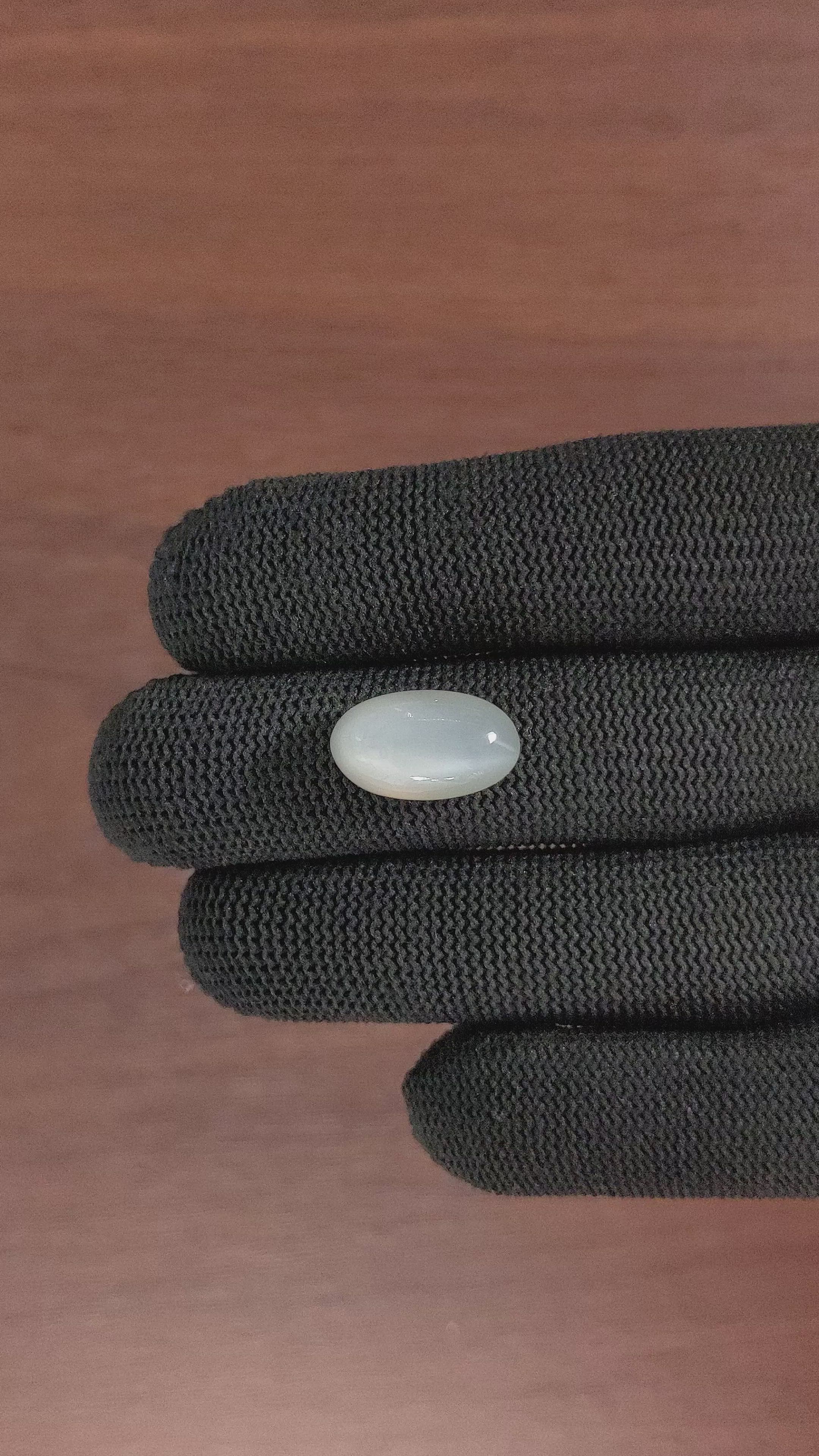 8.99 Ct. Cabochon Moonstone from Ceylon (Sri Lanka) Size Video