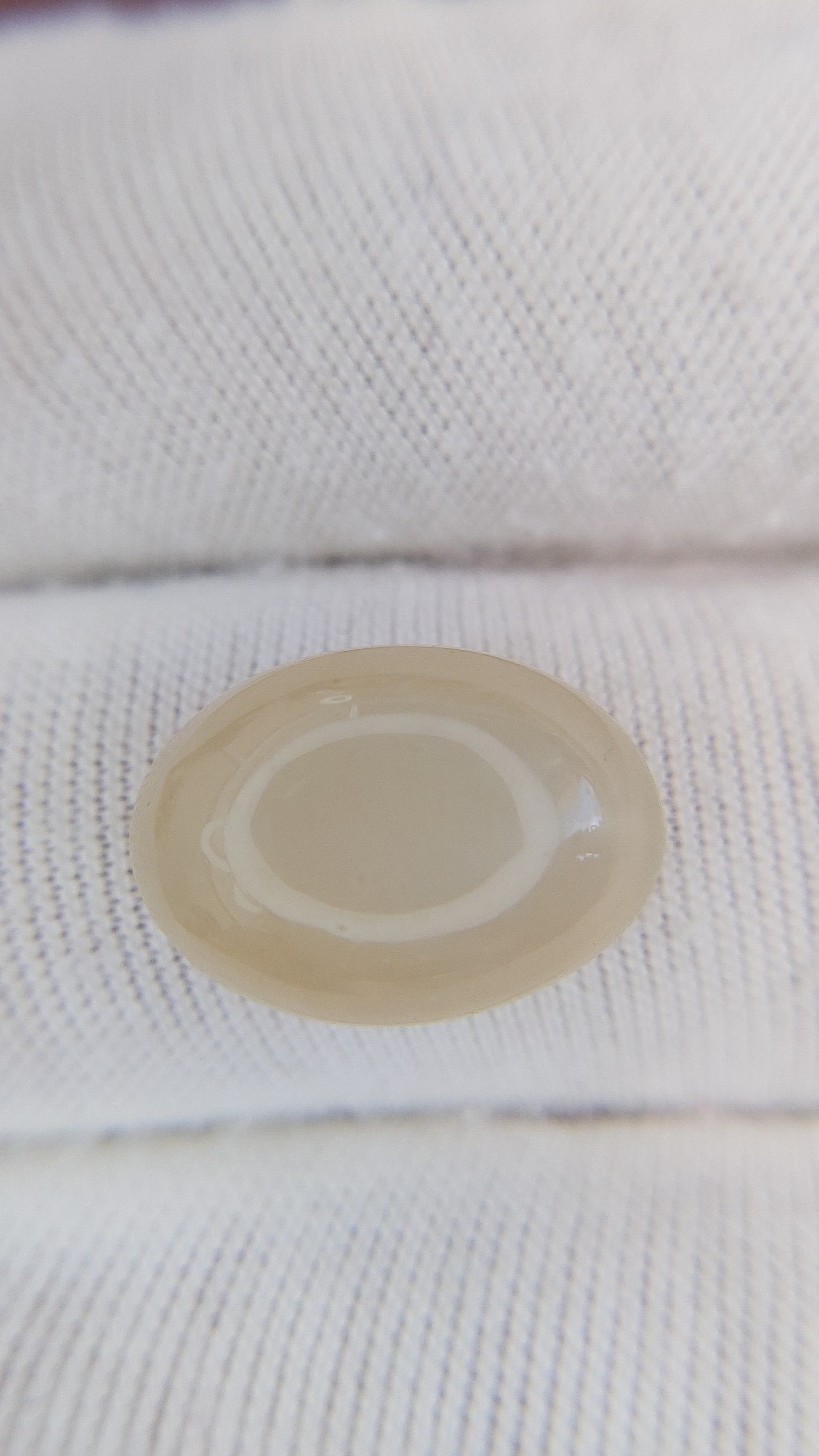 9.63 Ct. Cabochon Moonstone from Ceylon (Sri Lanka) Size Video